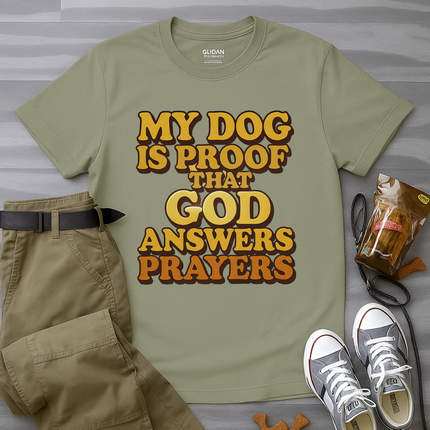 My Dog Is Proof That God Answers Prayers T-Shirt