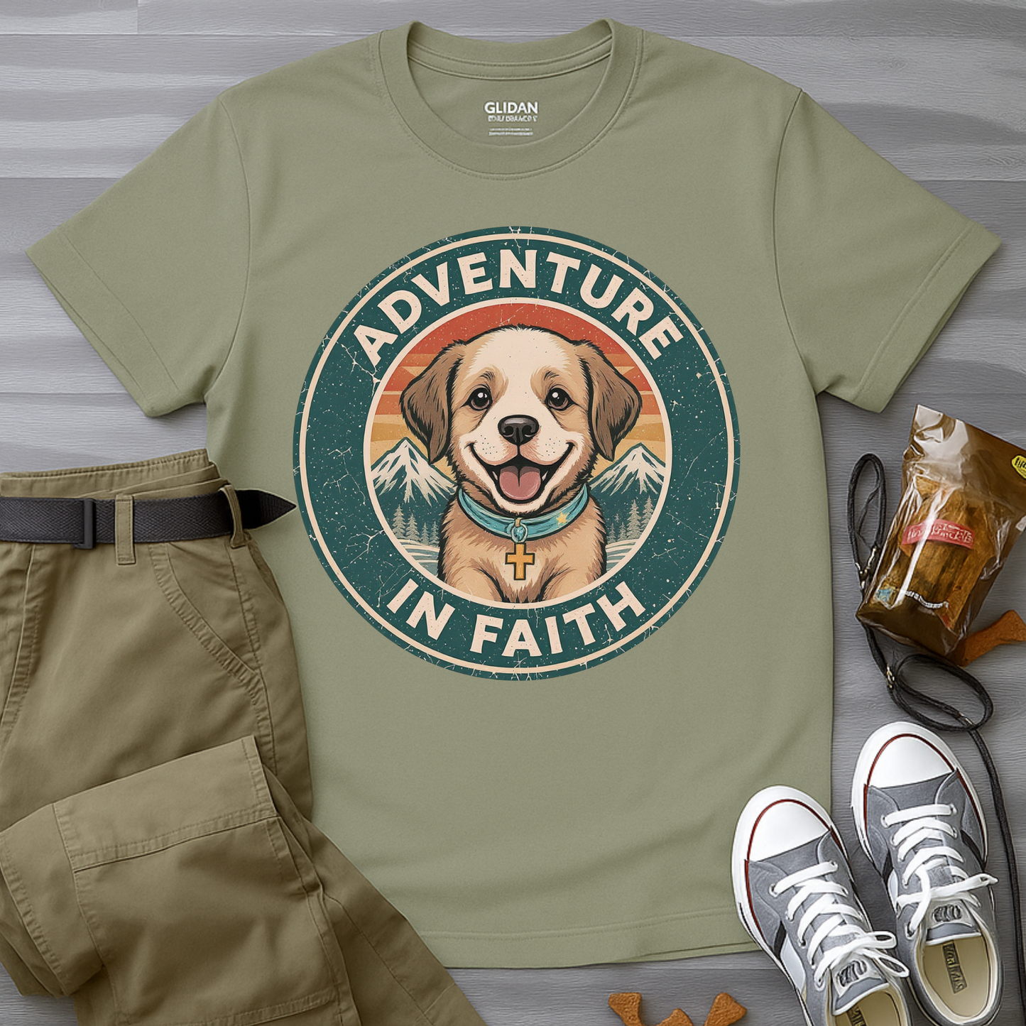 Adventure in Faith Badge T-Shirt