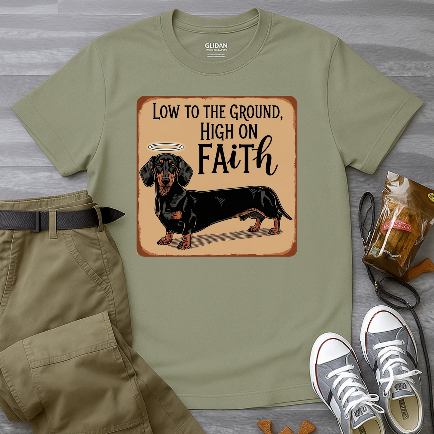 Low To The Ground High On Faith T-Shirt