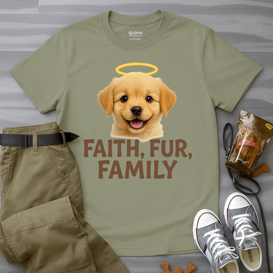 Faith, Fur, Family T-Shirt
