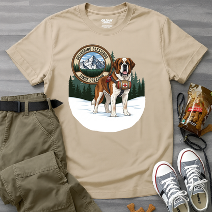 Delivering Blessings Since Creation, Saint Bernard T-Shirt