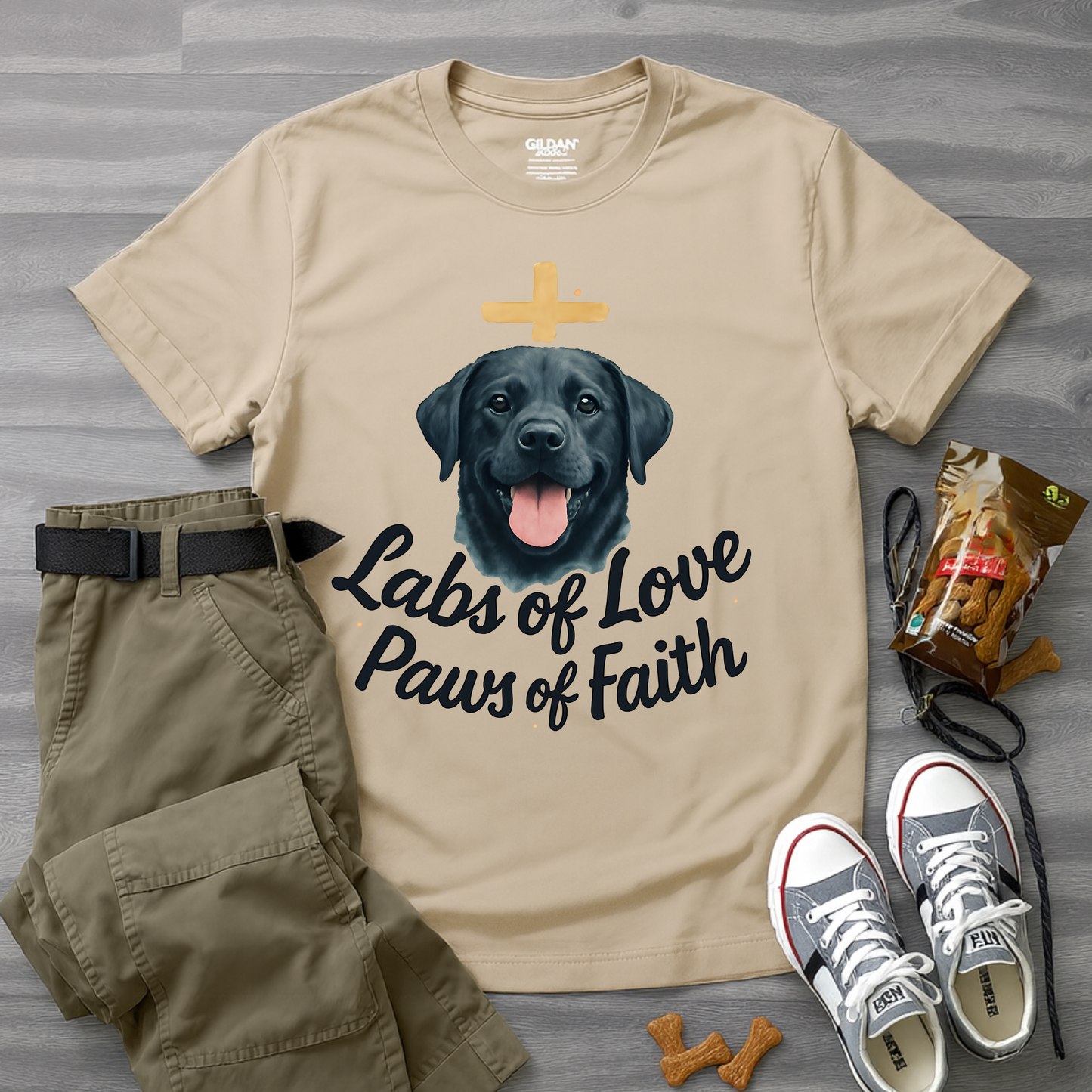 Labs Of Love Paws Of Faith T-Shirt