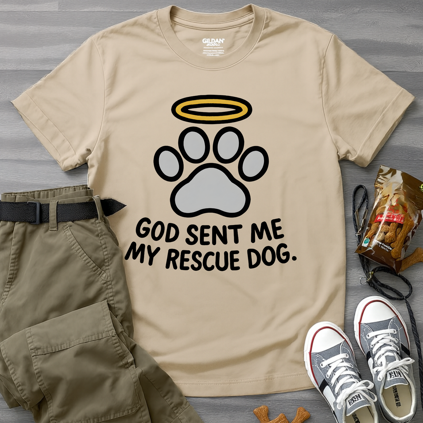 God Sent Me My Rescue Dog T-Shirt
