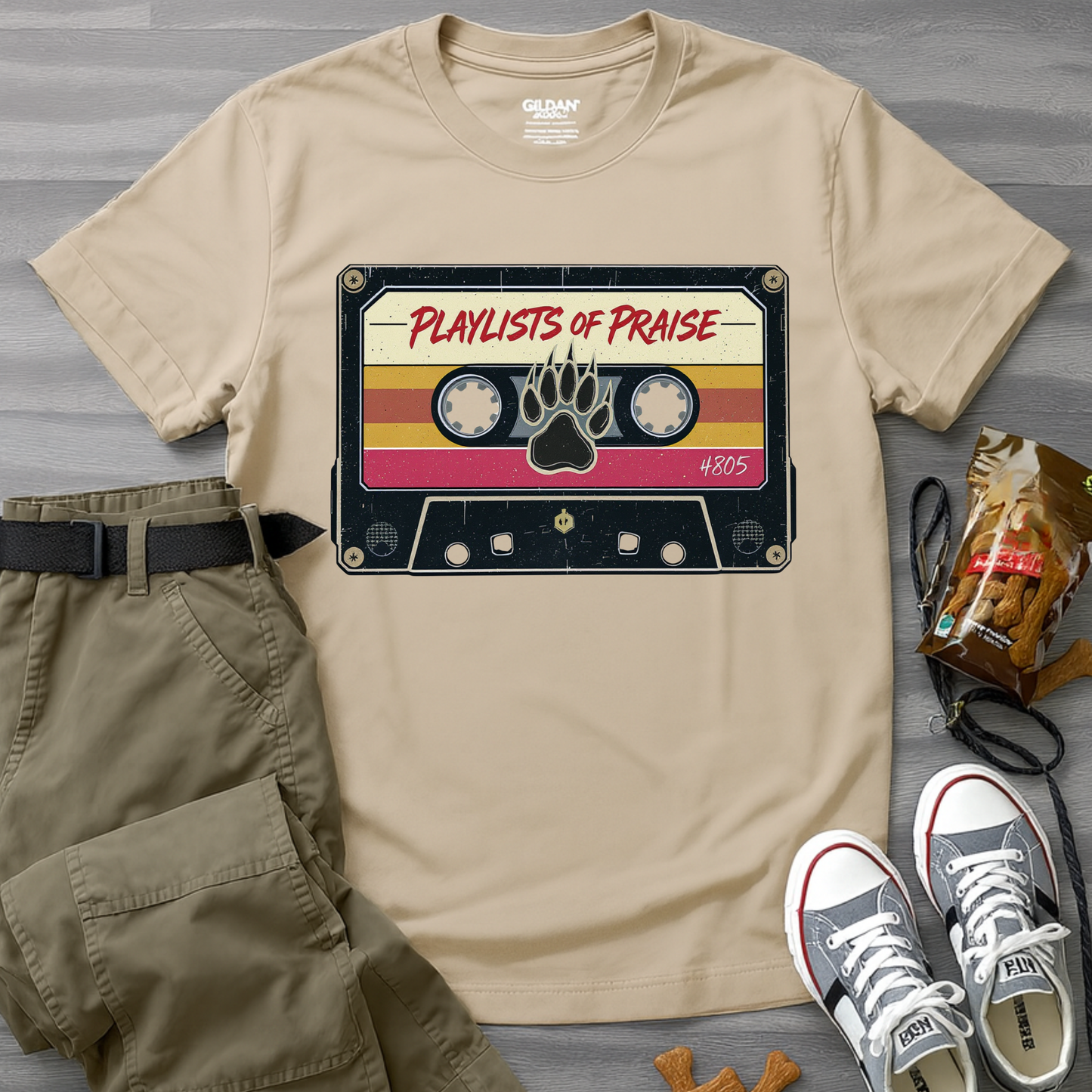 Playlists of Praise Cassette T-Shirt