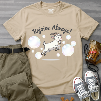 Happy Goat Rejoice Always T-Shirt