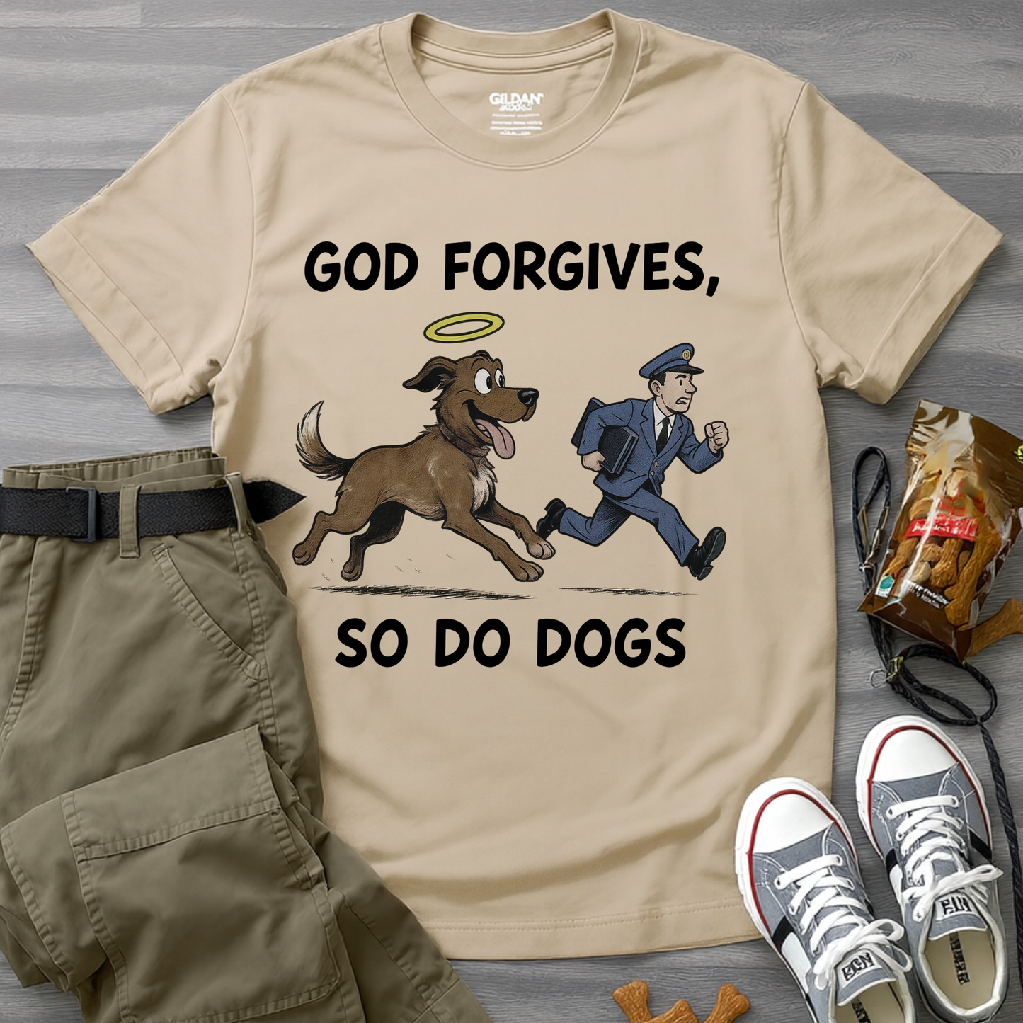 God Forgives Mailman Chase T-Shirt