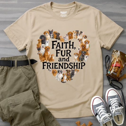 Faith,  Fur and Friendship T-Shirt