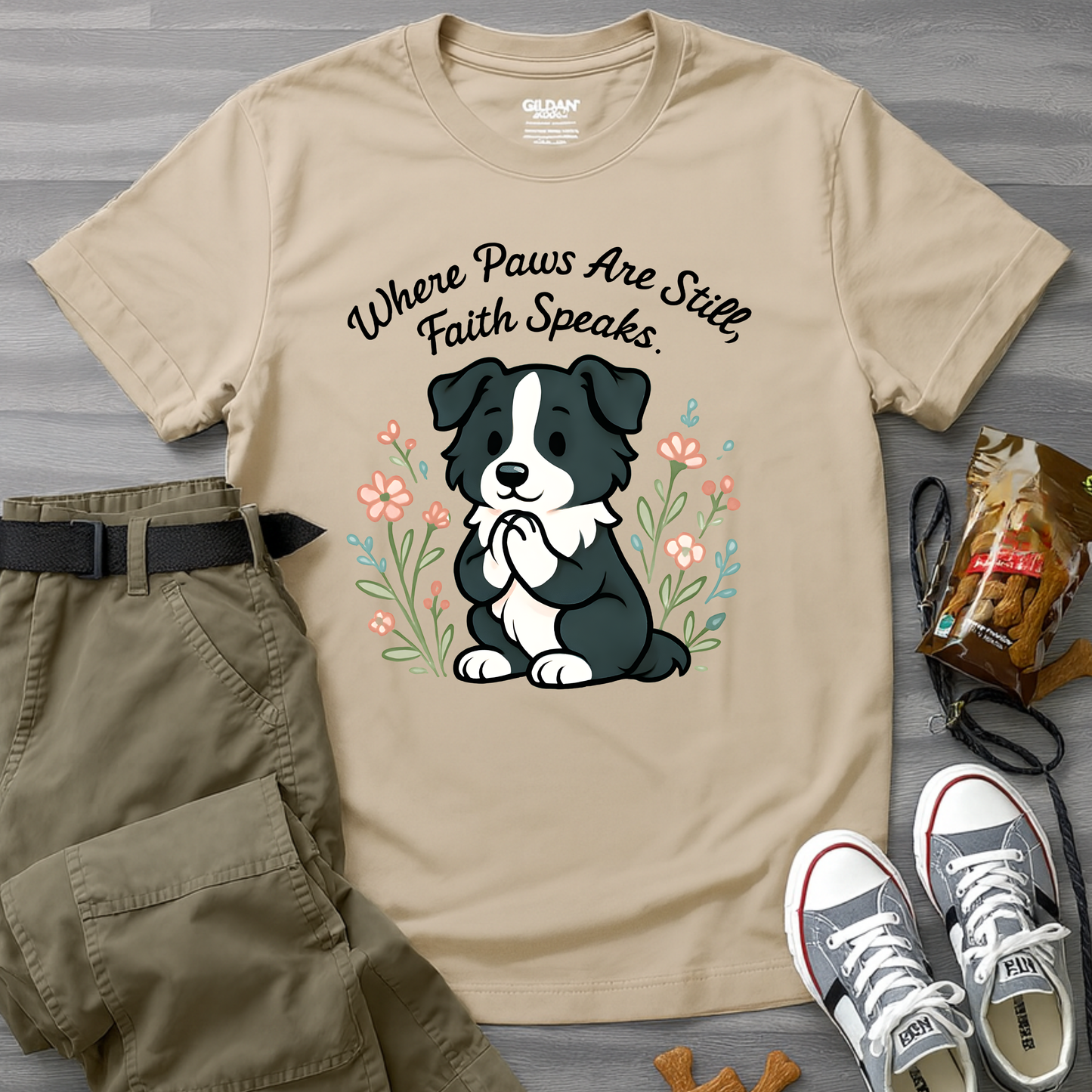 Where Paws Are Still, Faith Speaks T-Shirt