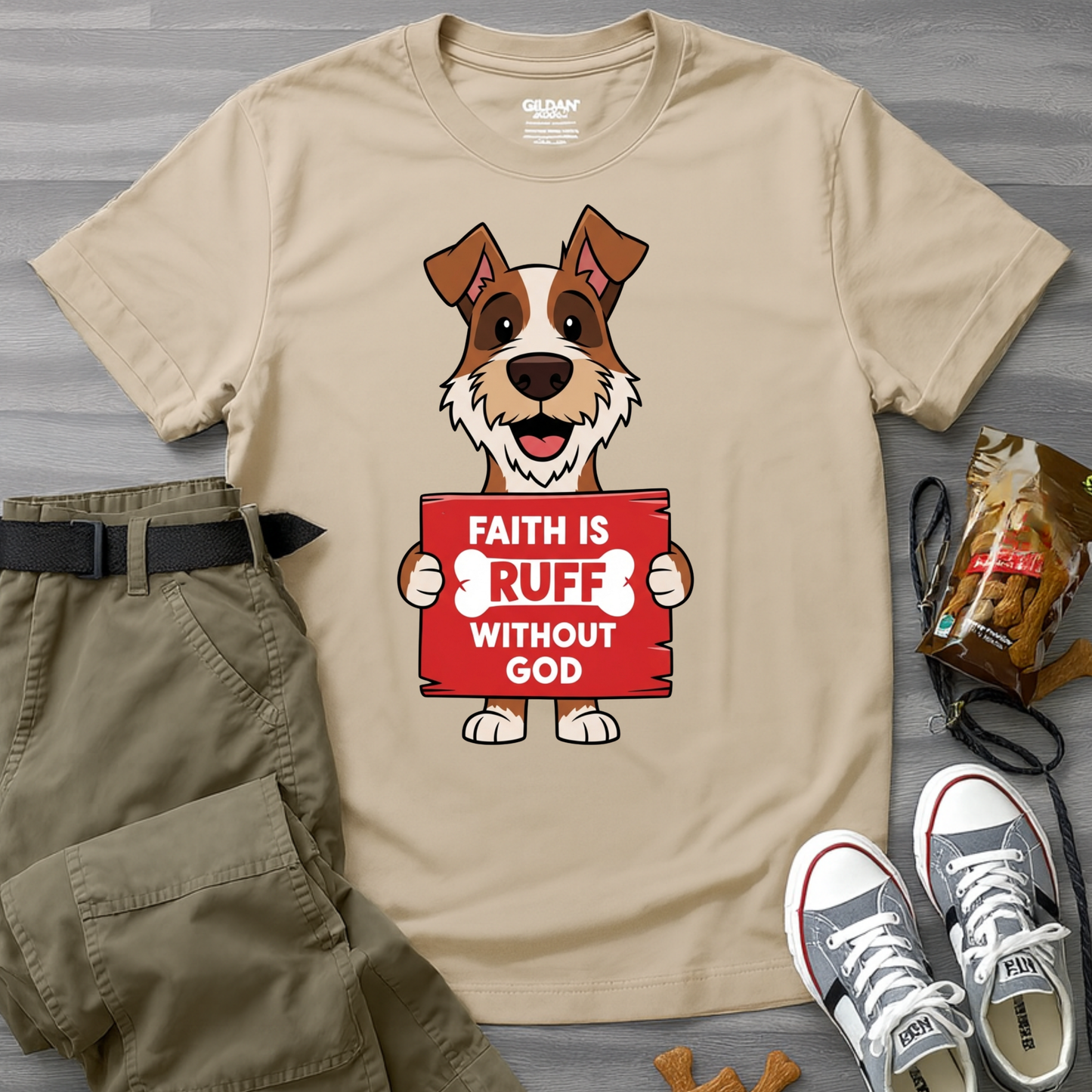Faith Is Ruff Without God T-Shirt