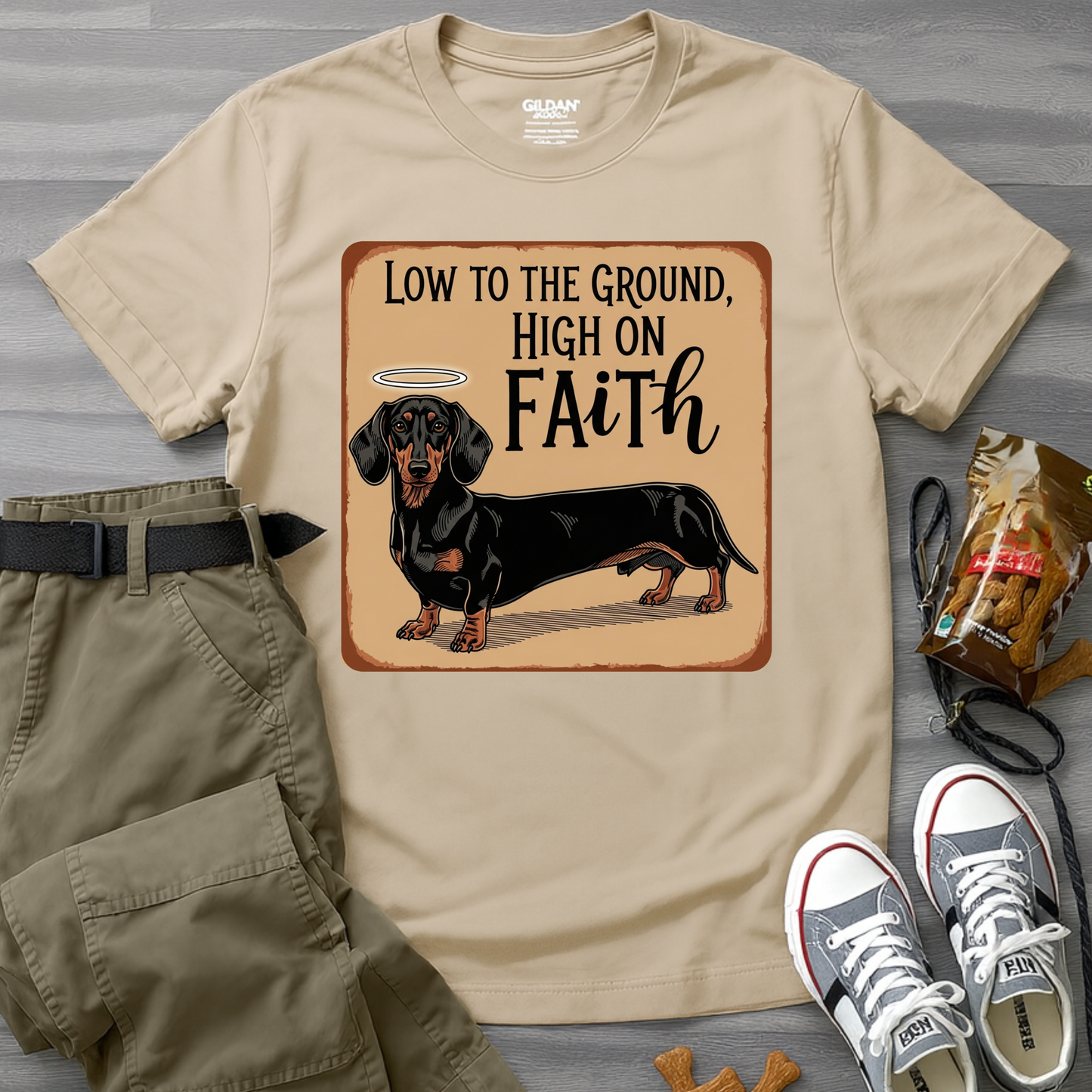 Low To The Ground High On Faith T-Shirt
