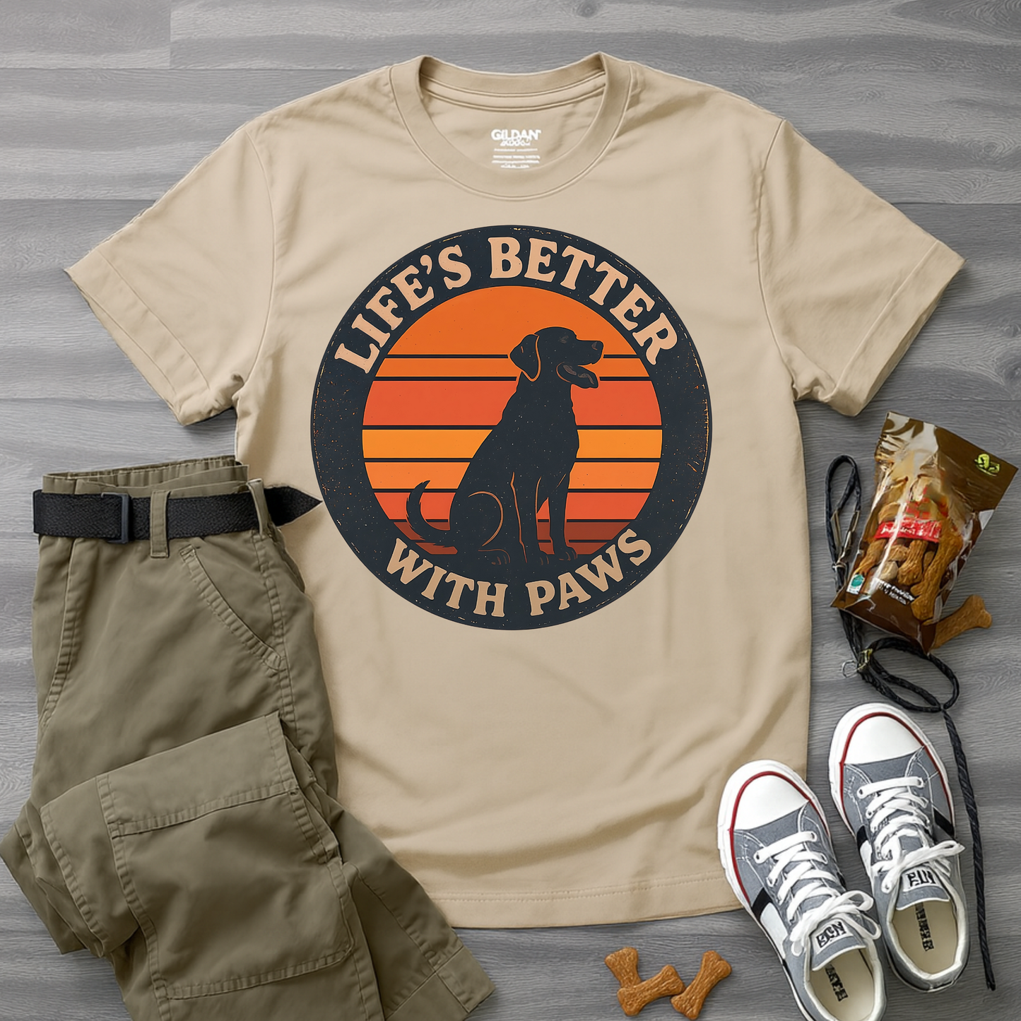 Life's Better With Paws T-Shirt