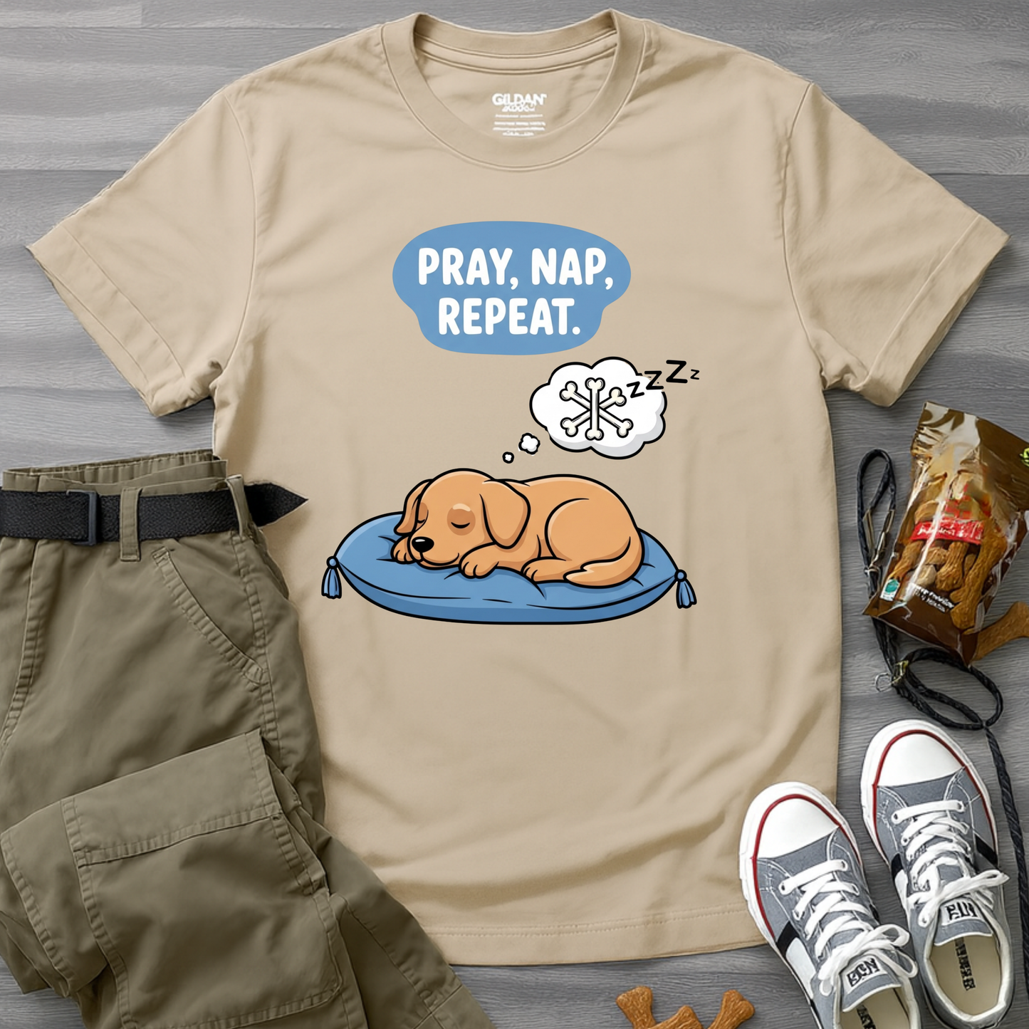 Pray, Nap, Repeat T-Shirt