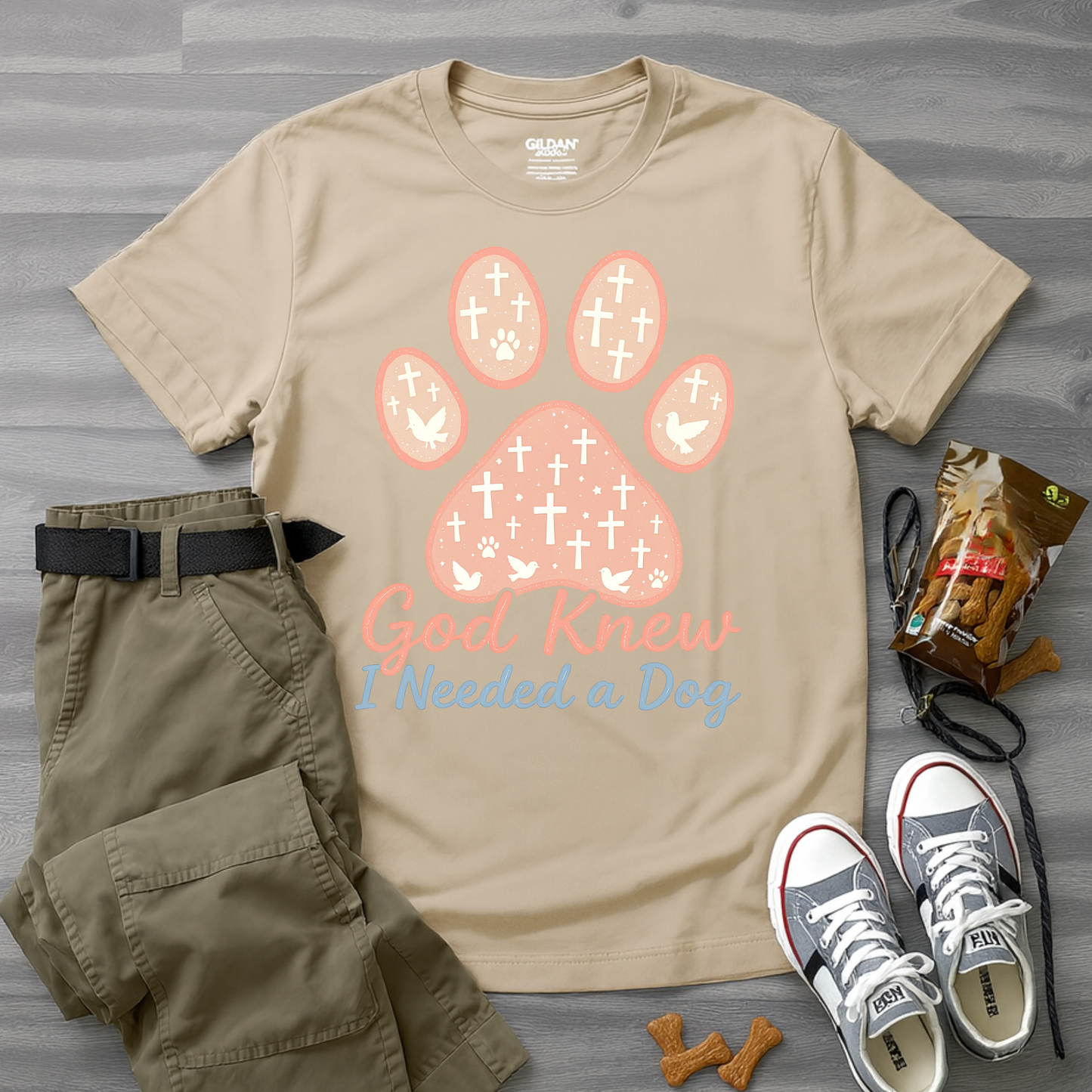 God Knew I Needed A Dog T-Shirt