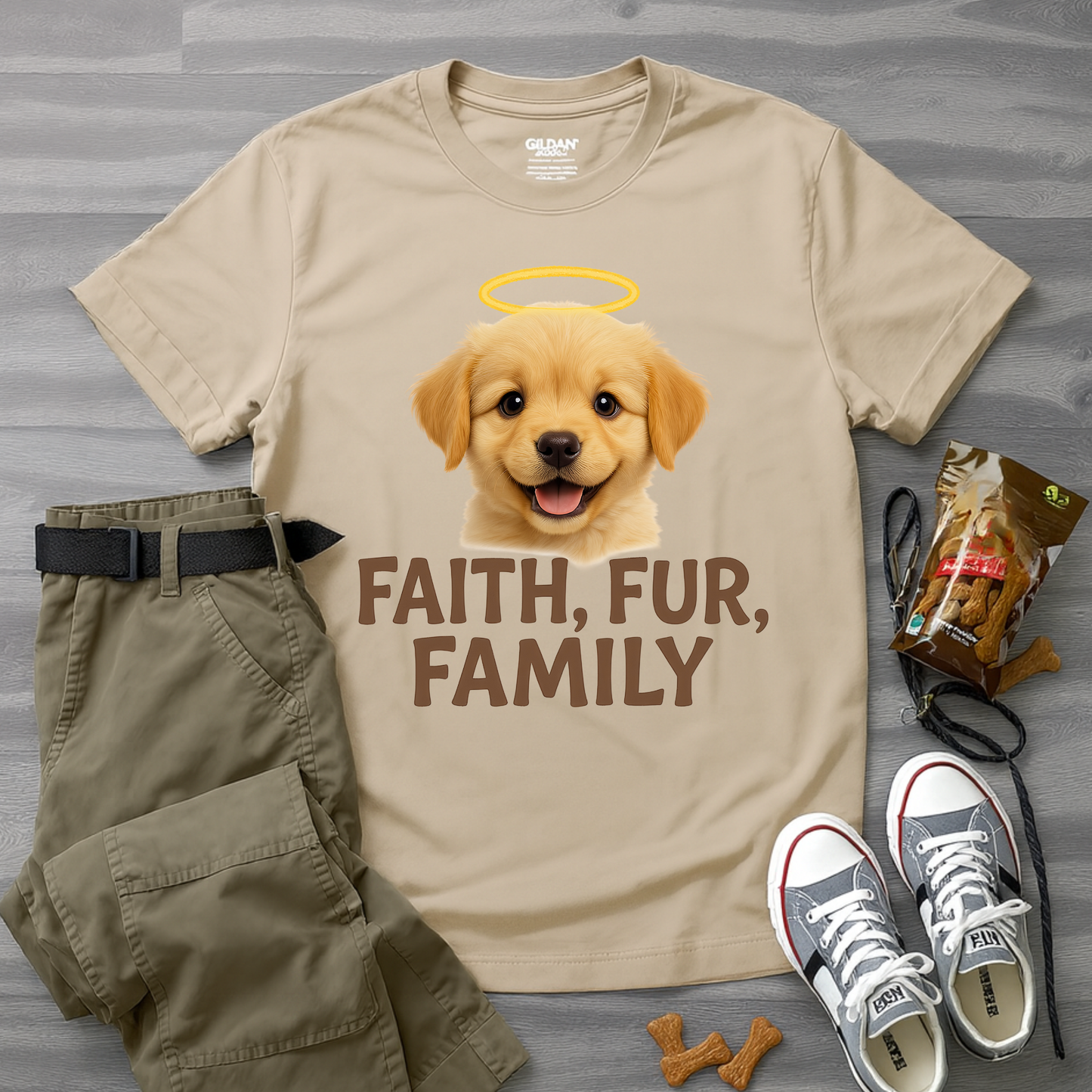 Faith, Fur, Family T-Shirt