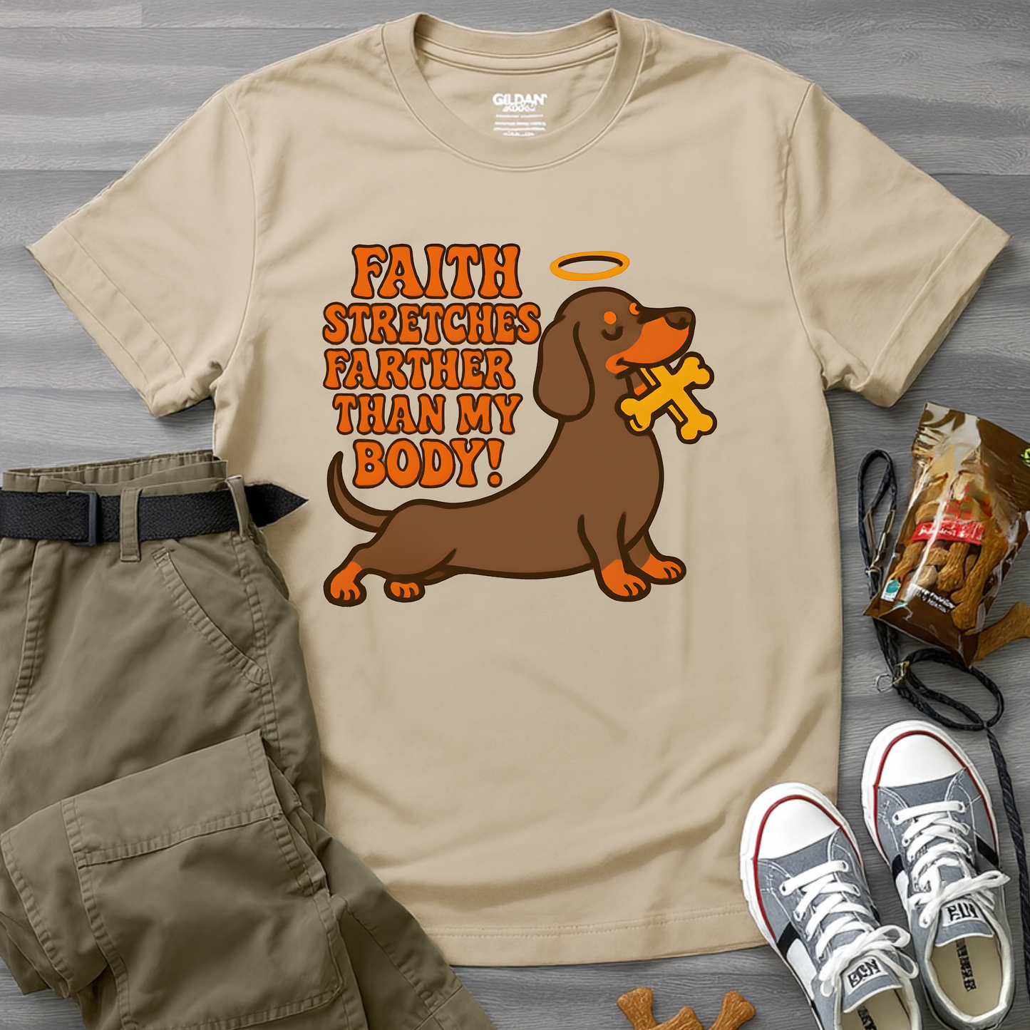 Faith Stretches Farther Than My Body T-Shirt