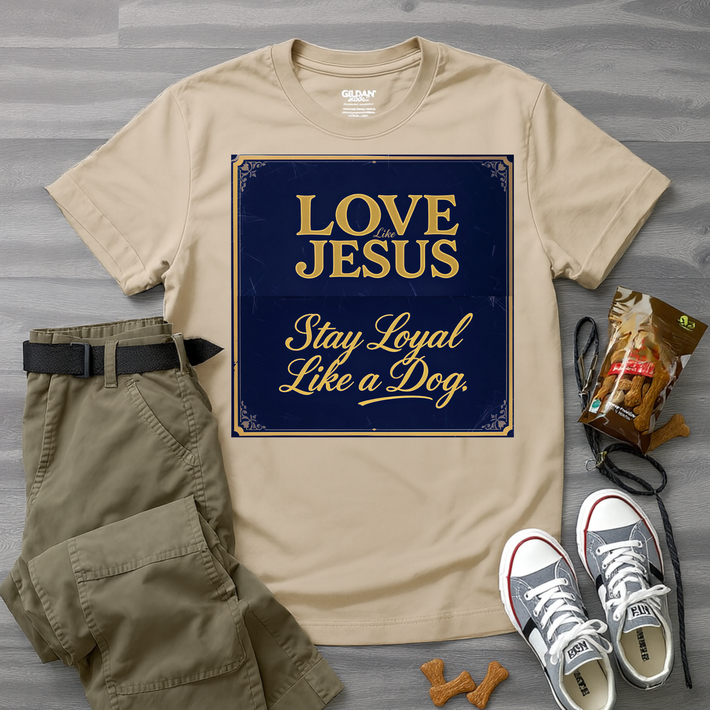 Love Like Jesus Stay Loyal Like A Dog T-Shirt