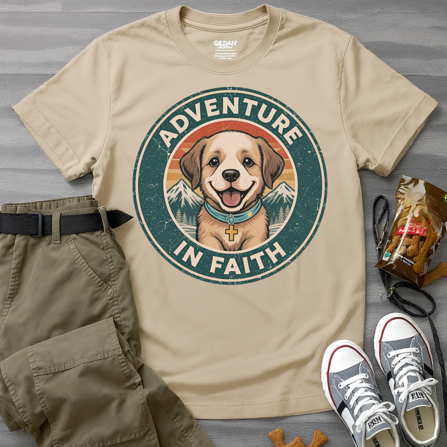 Adventure in Faith Badge T-Shirt