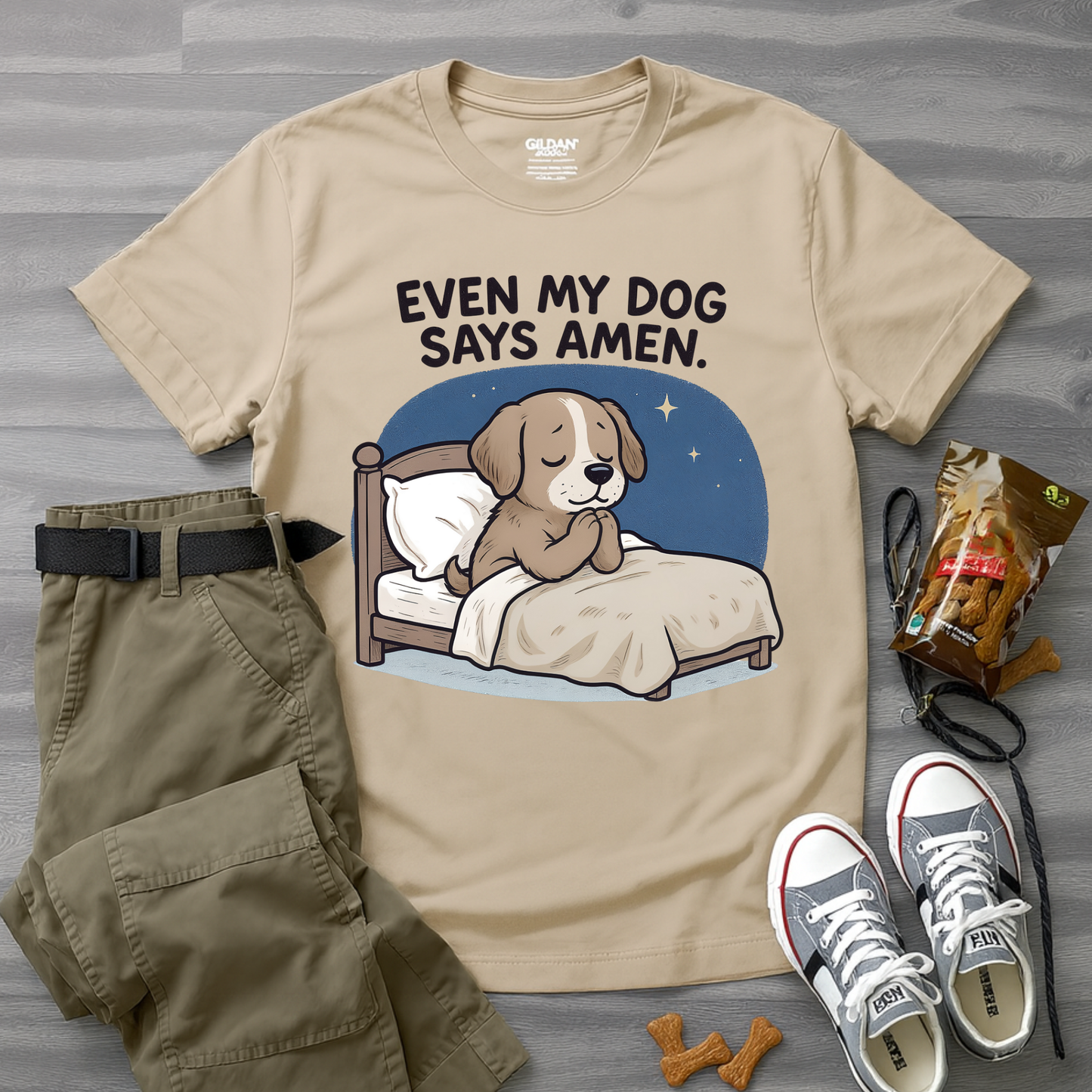 Even My Dog Says Amen T-Shirt
