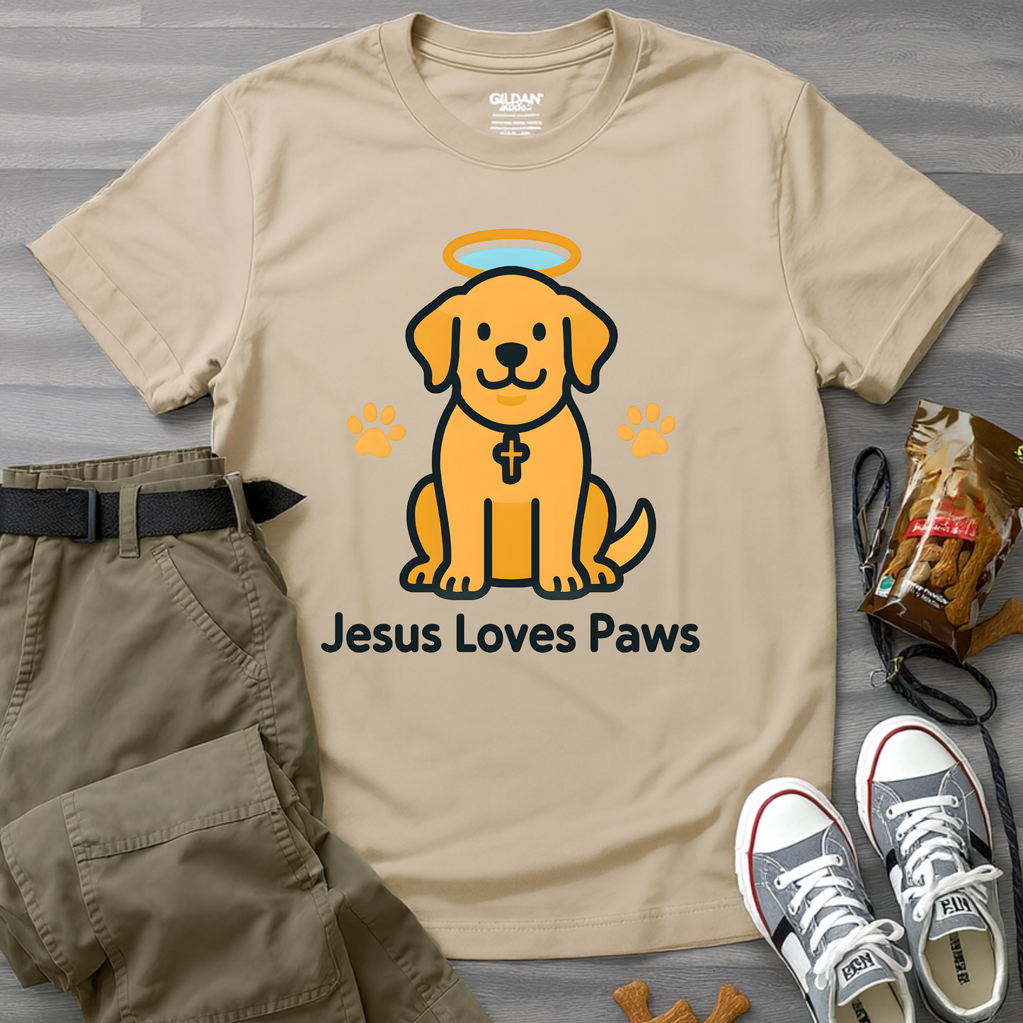 Jesus Loves Paws T-Shirt