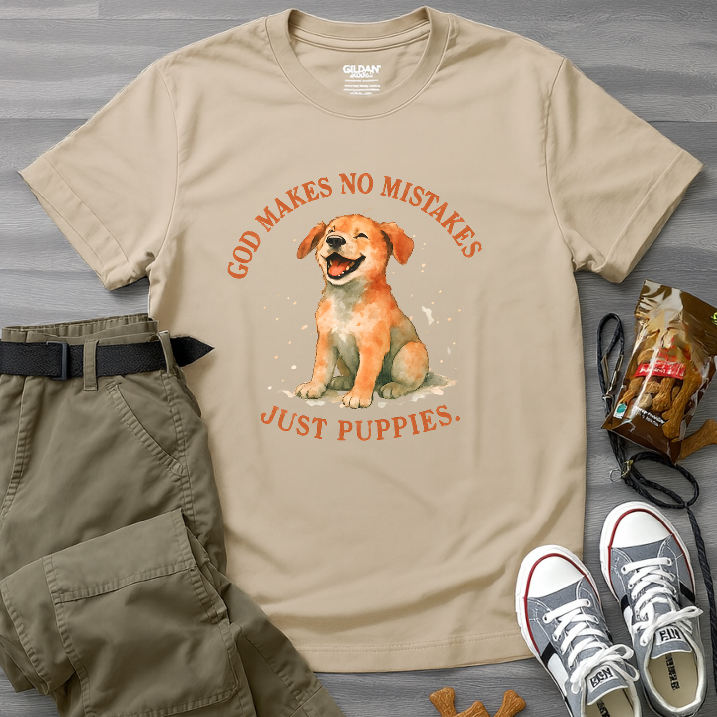 God Makes No Mistakes Just Puppies T-Shirt