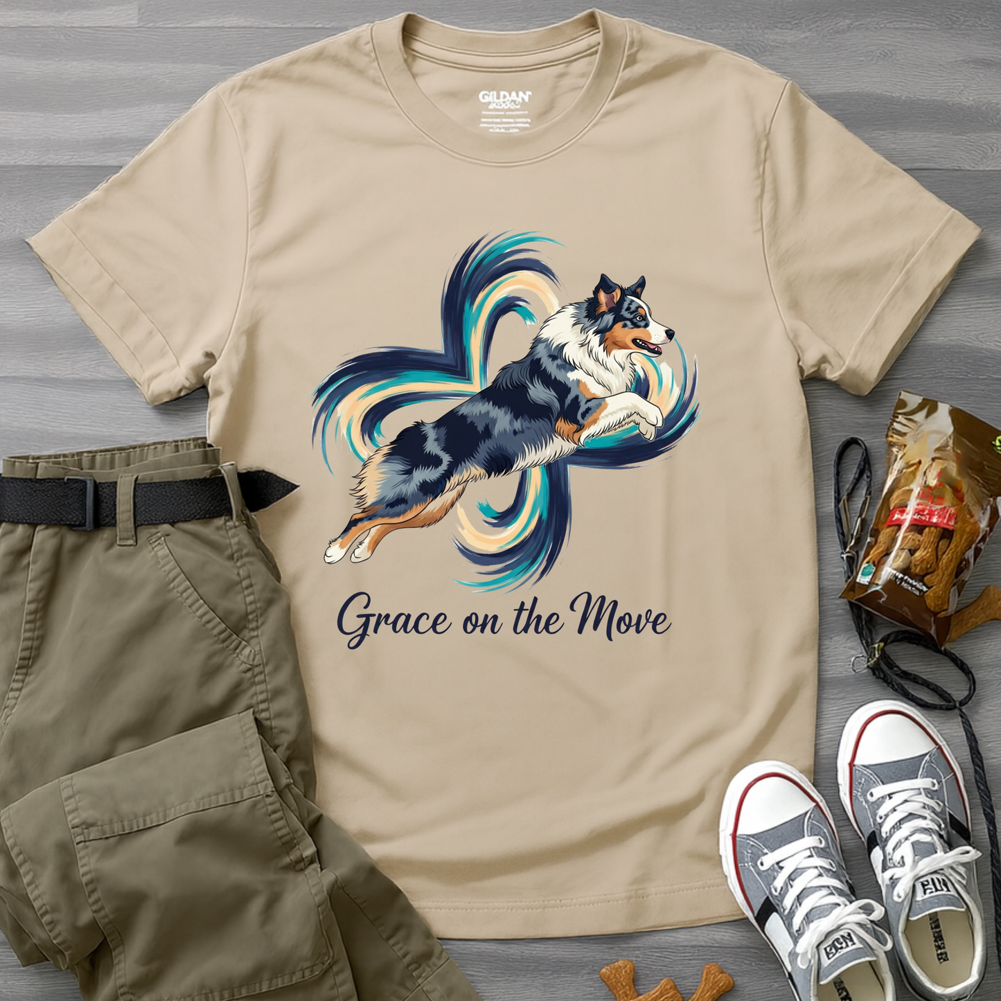 Grace on the Move, Aussie T-Shirt