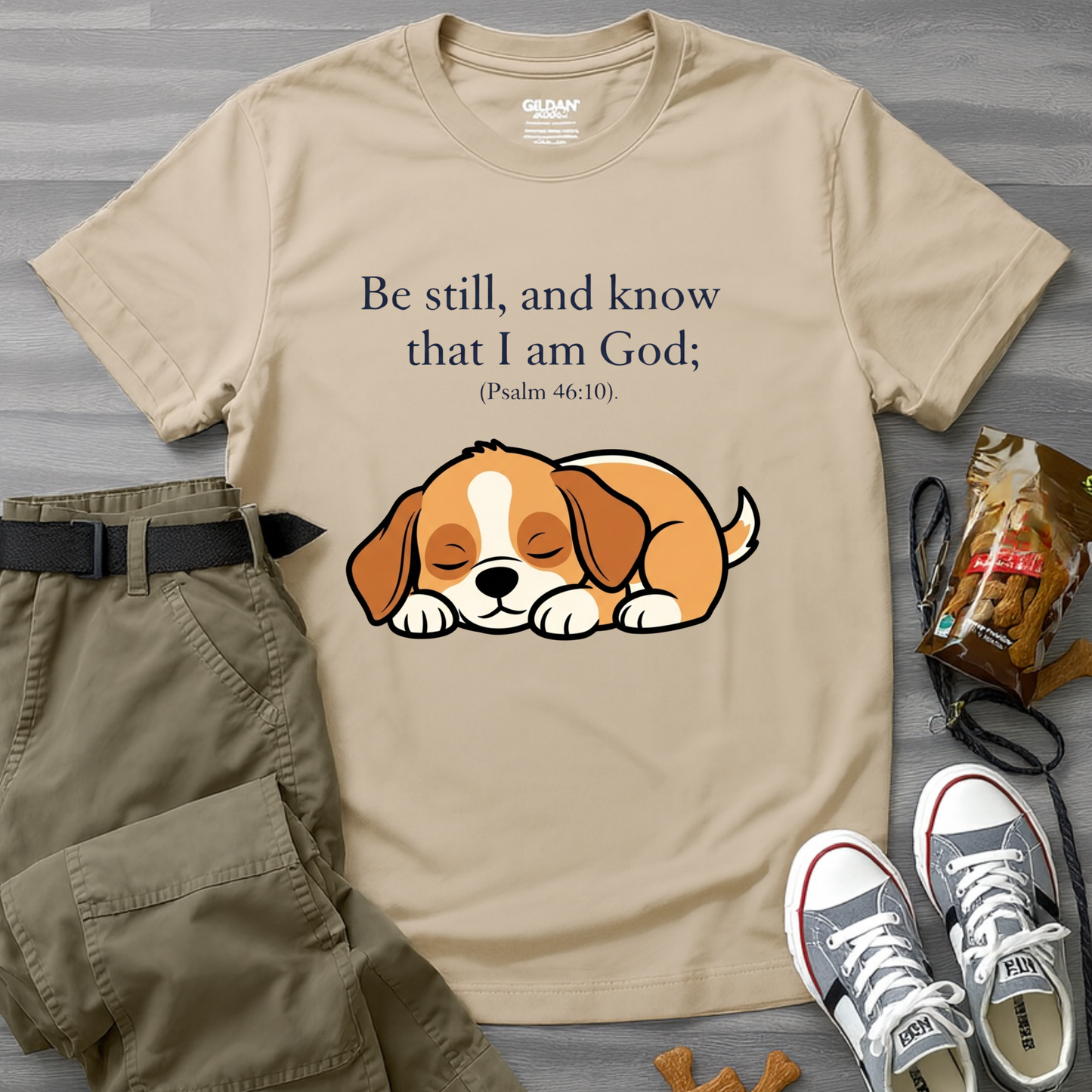 Be still, and know that I am God;(Psalm 46:10) T-Shirt