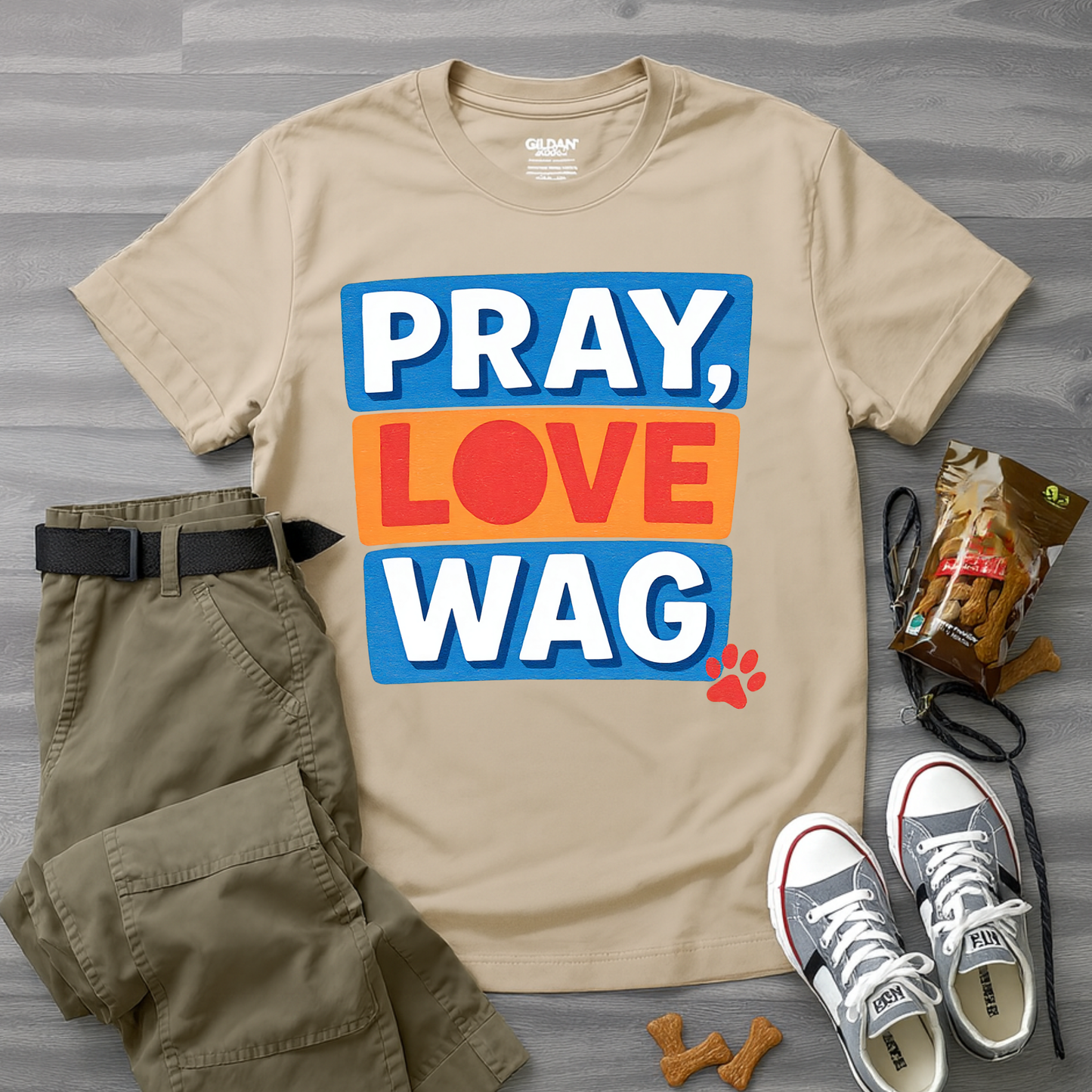 Pray Love Wag T-Shirt