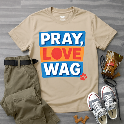 Pray Love Wag T-Shirt