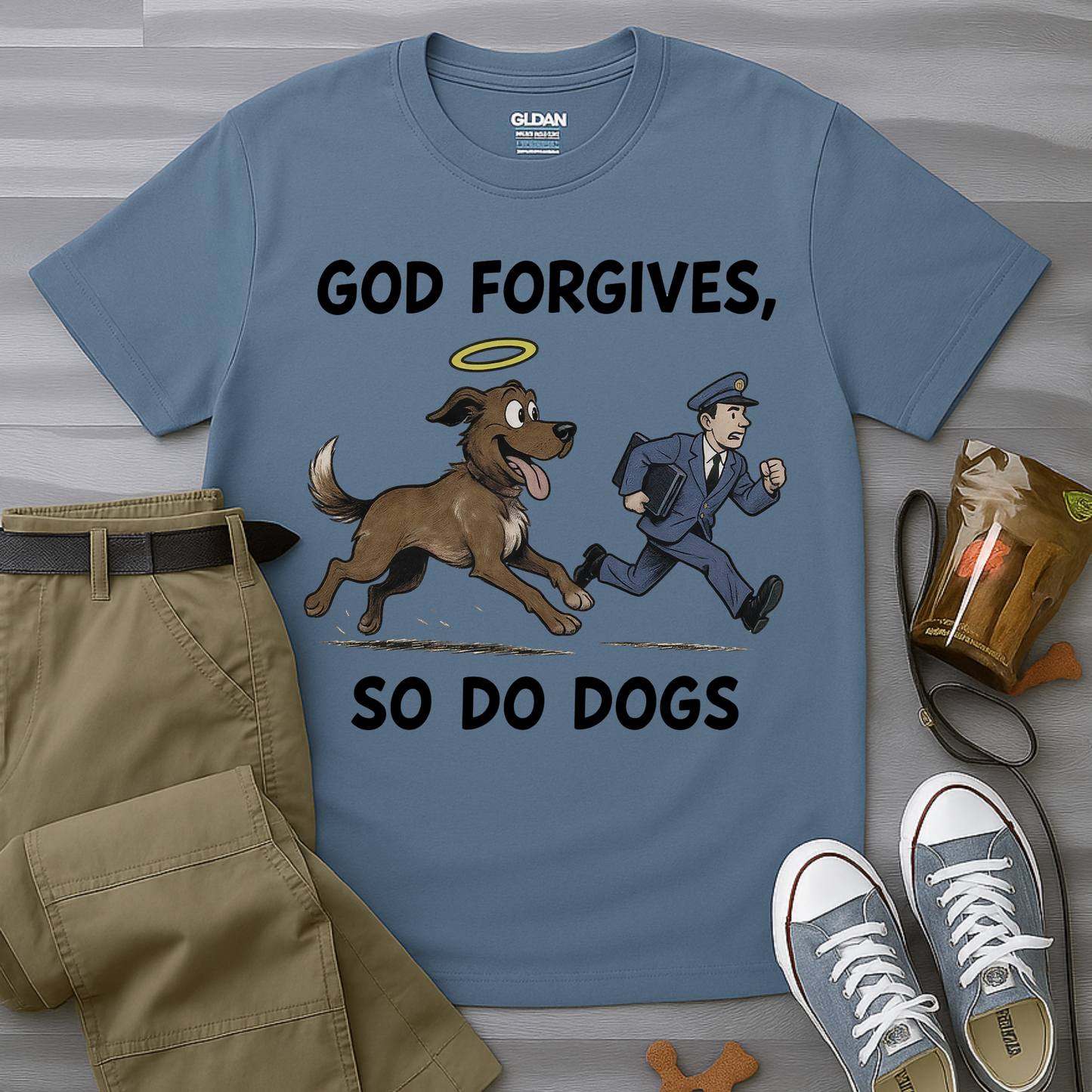 God Forgives Mailman Chase T-Shirt