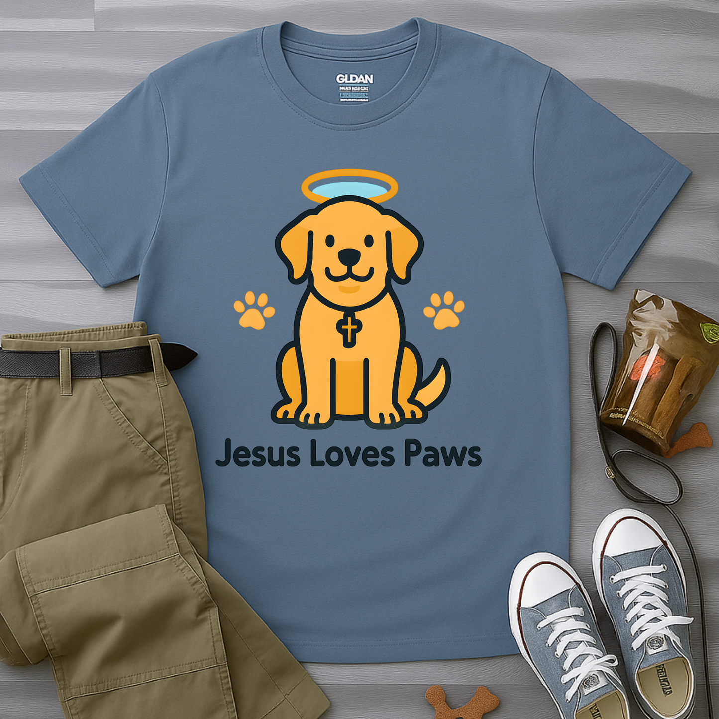Jesus Loves Paws T-Shirt