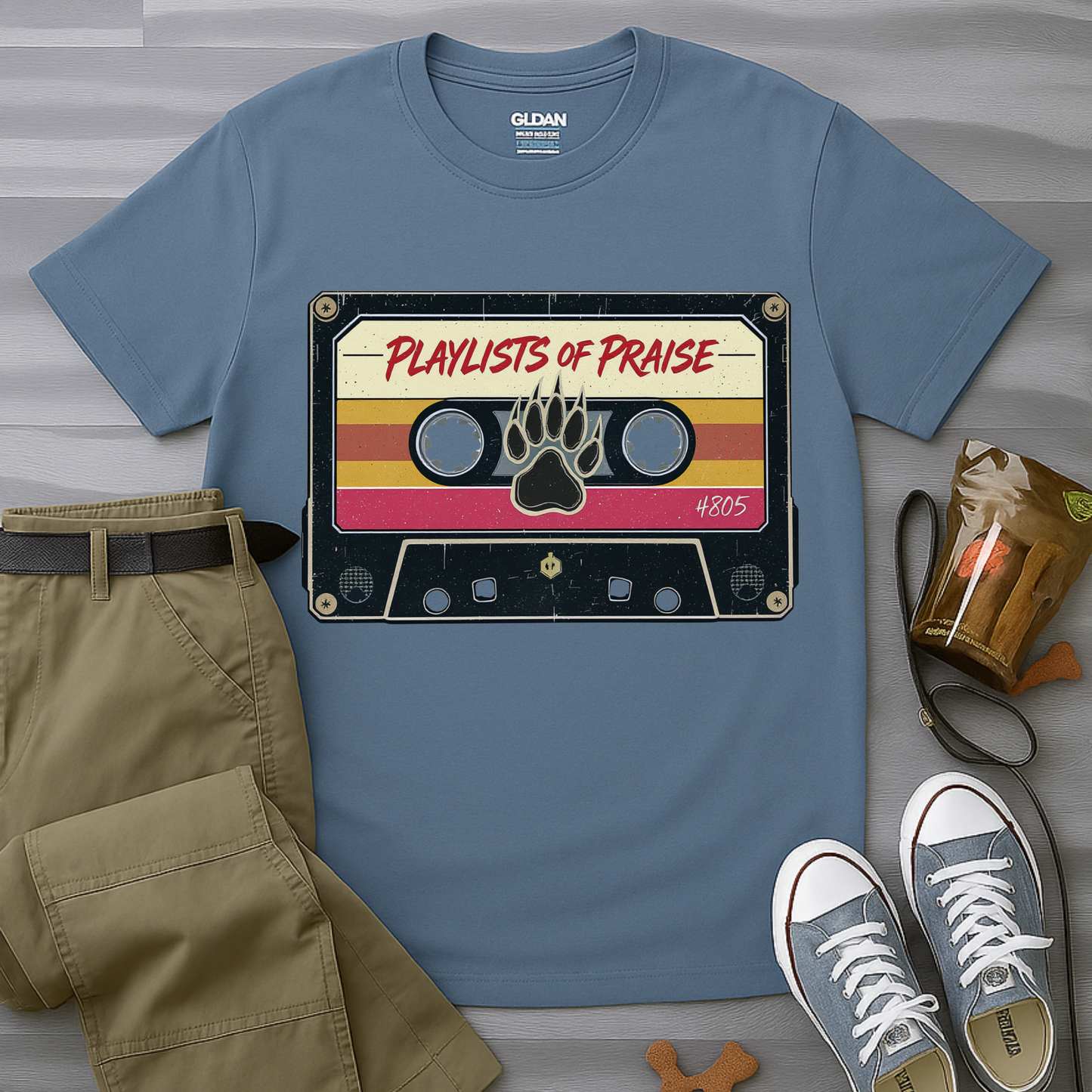 Playlists of Praise Cassette T-Shirt