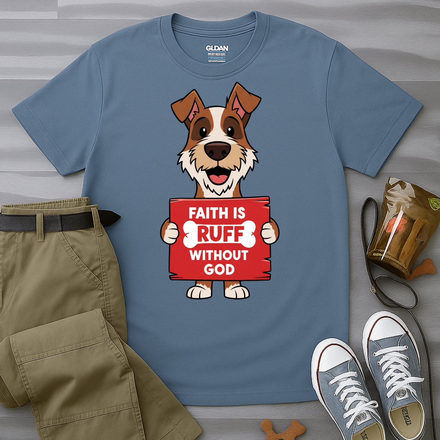 Faith Is Ruff Without God T-Shirt