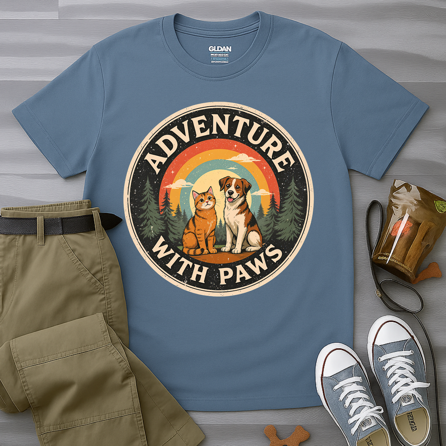 Adventure With Paws T-Shirt