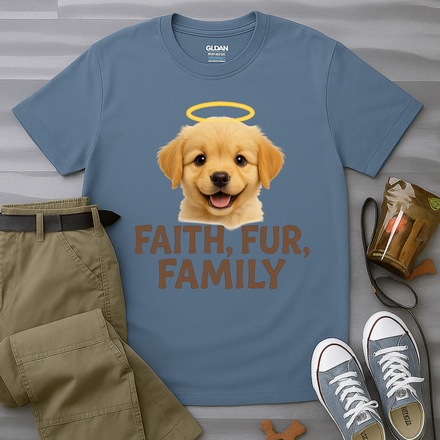 Faith, Fur, Family T-Shirt