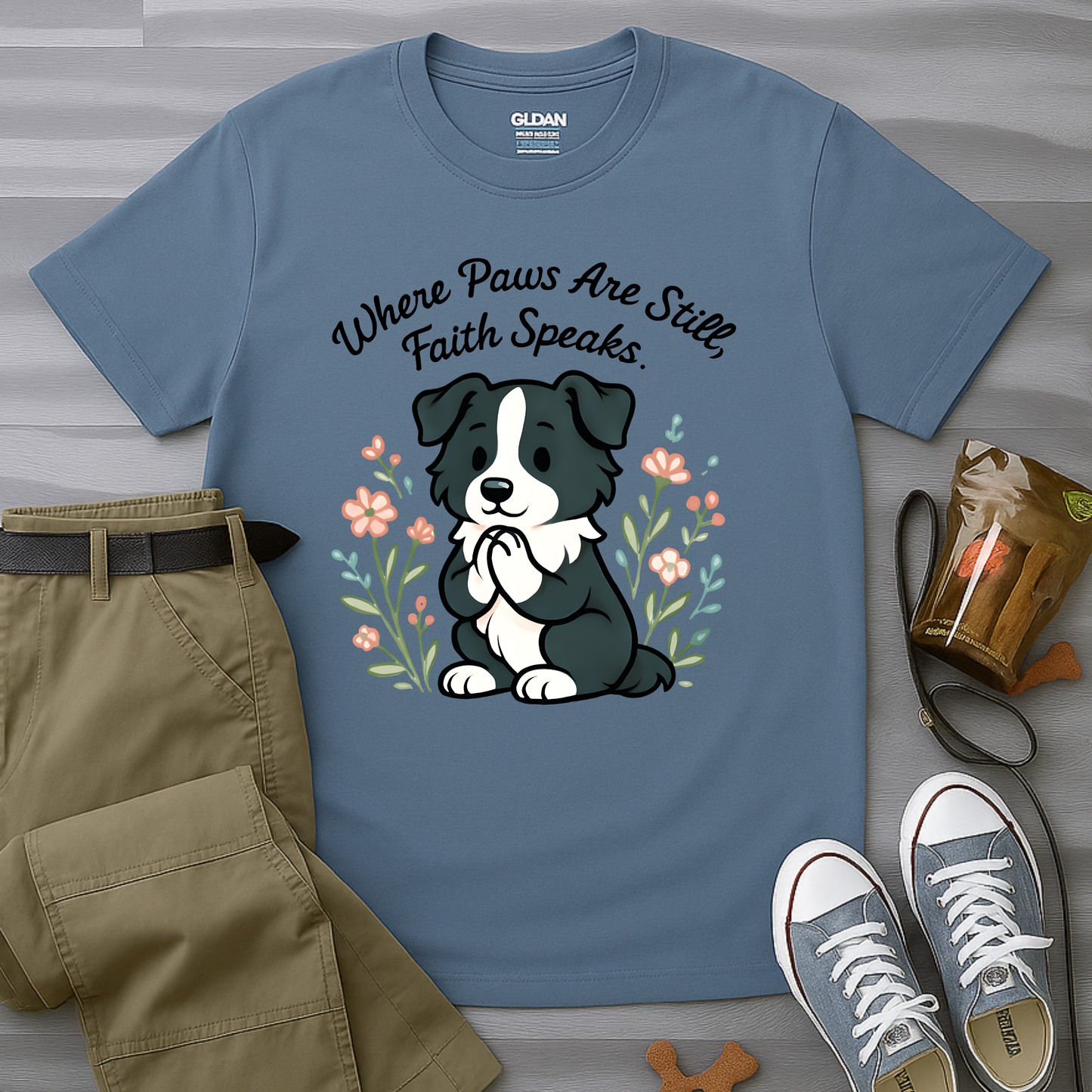 Where Paws Are Still, Faith Speaks T-Shirt