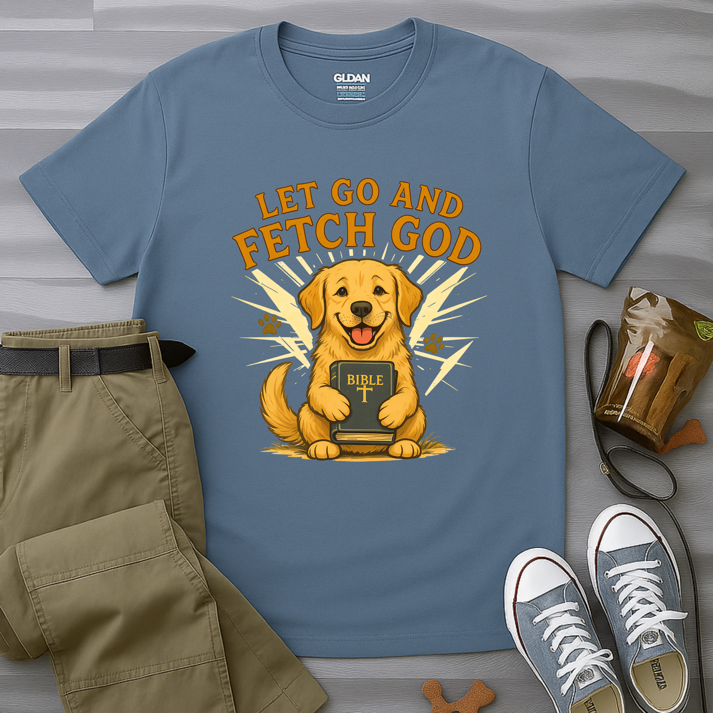 Let Go and Fetch God T-Shirt