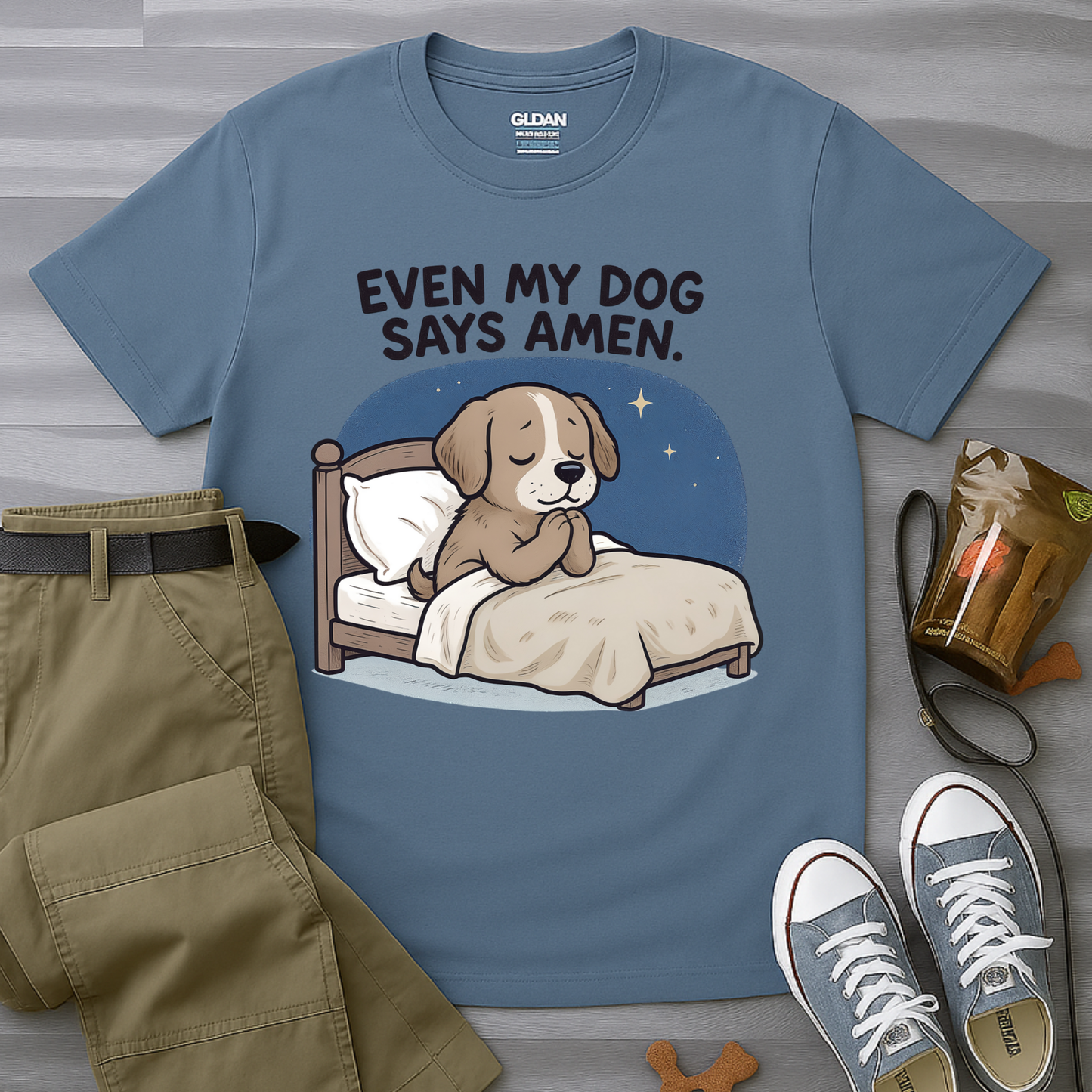 Even My Dog Says Amen T-Shirt