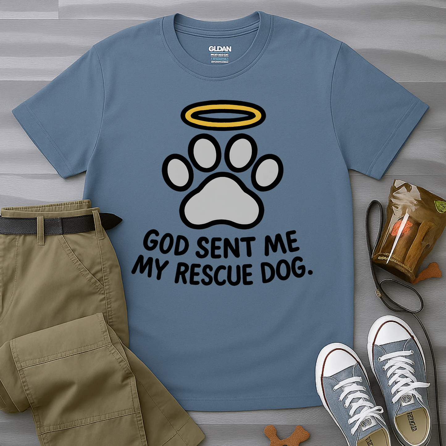 God Sent Me My Rescue Dog T-Shirt