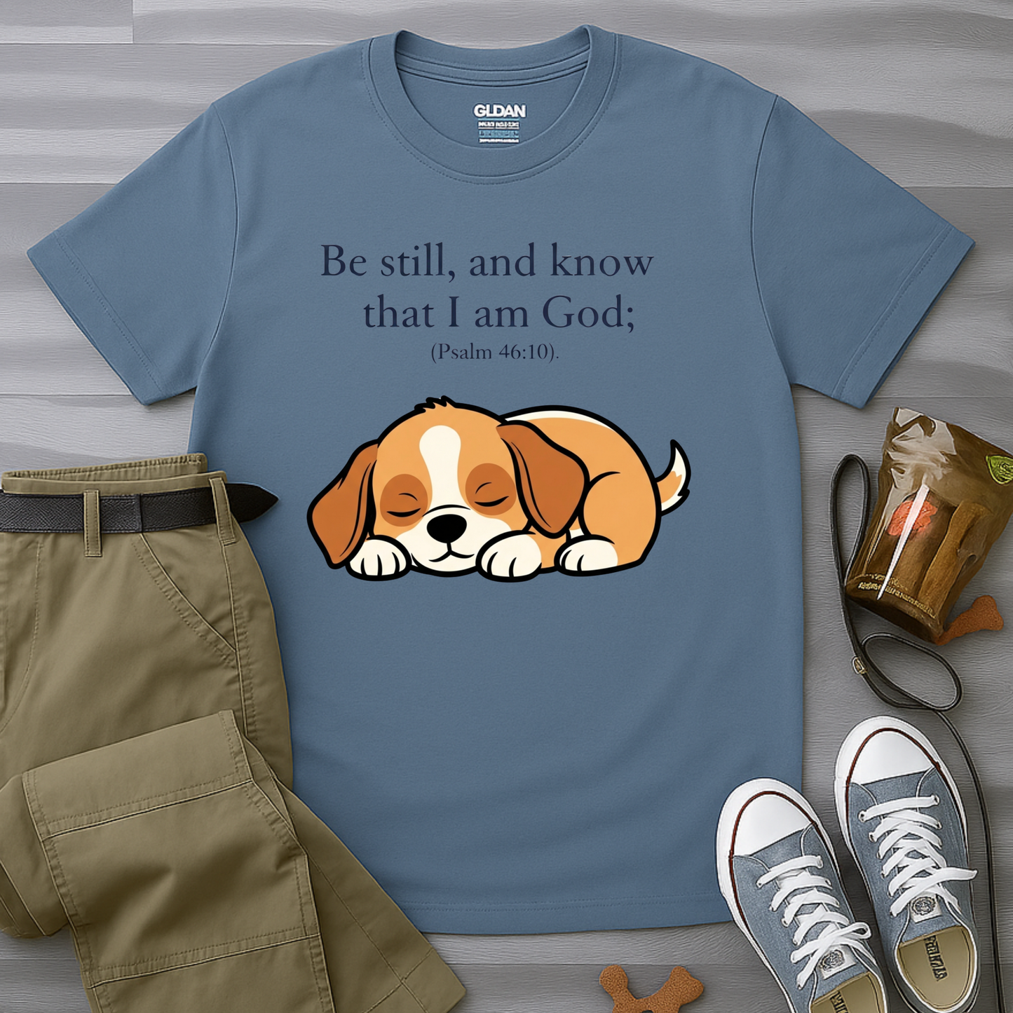 Be still, and know that I am God;(Psalm 46:10) T-Shirt