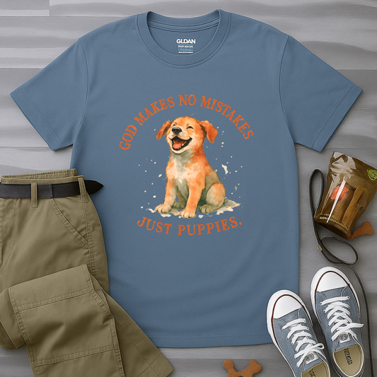 God Makes No Mistakes Just Puppies T-Shirt