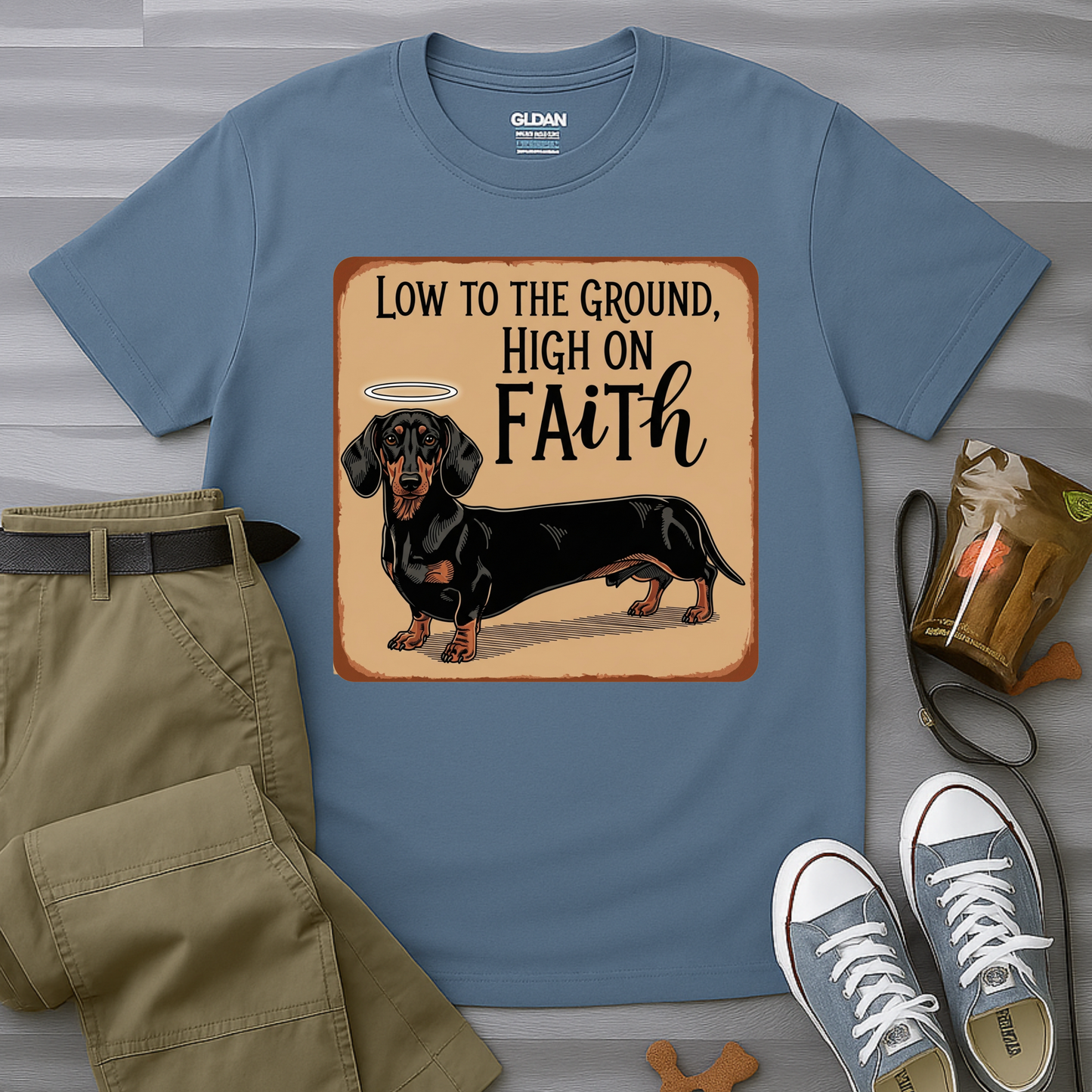 Low To The Ground High On Faith T-Shirt