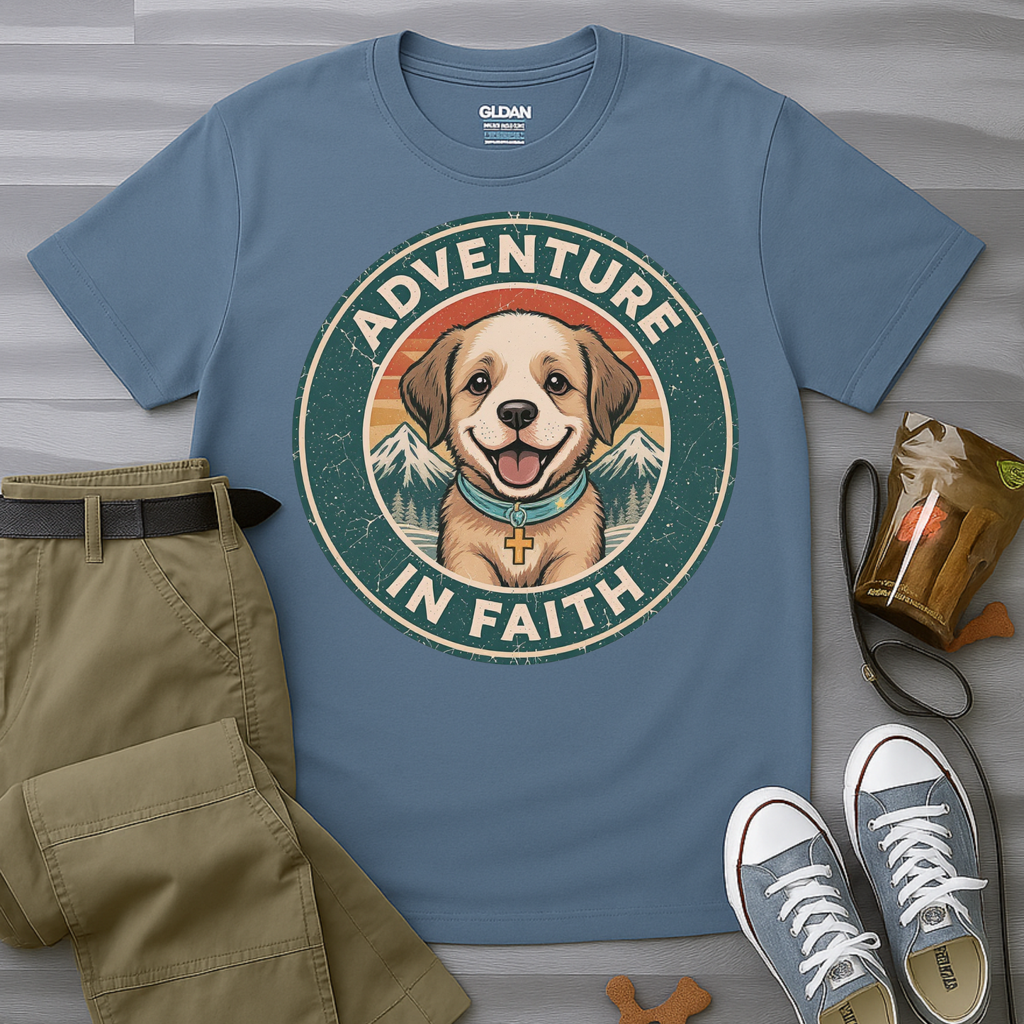 Adventure in Faith Badge T-Shirt