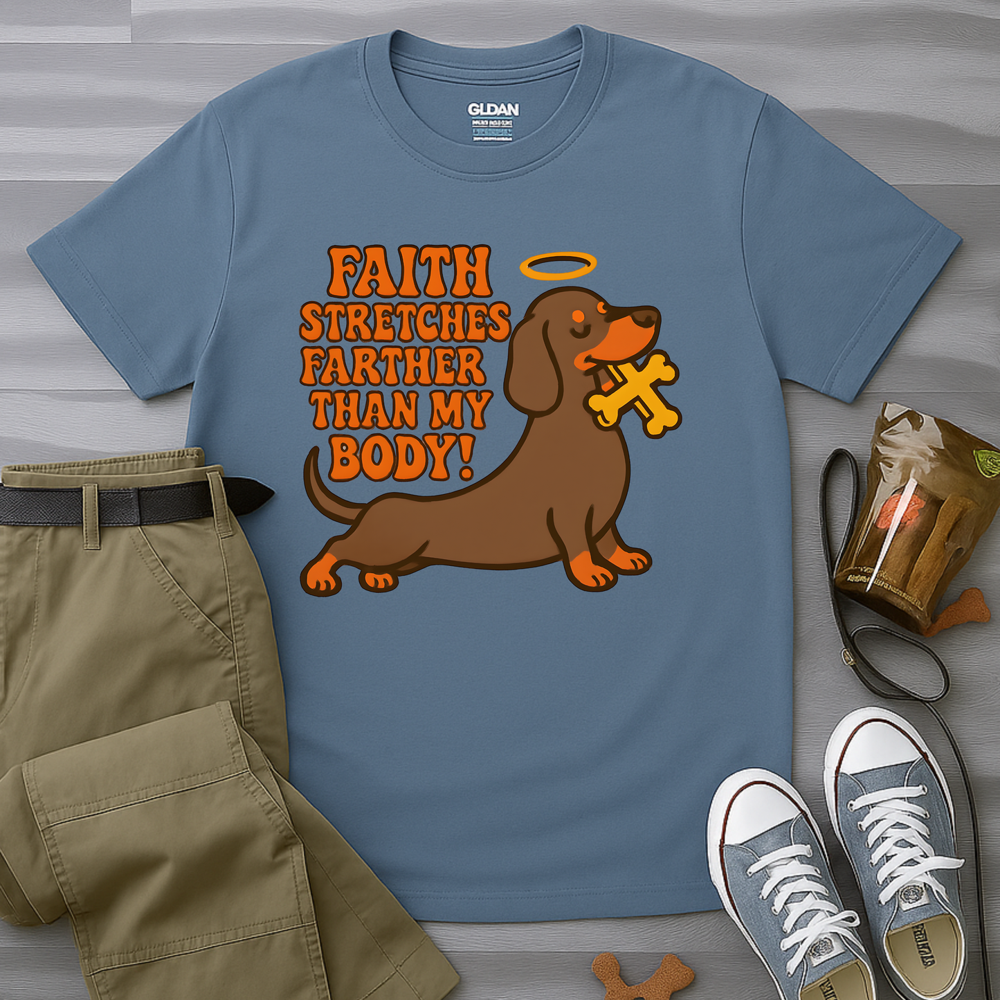 Faith Stretches Farther Than My Body T-Shirt