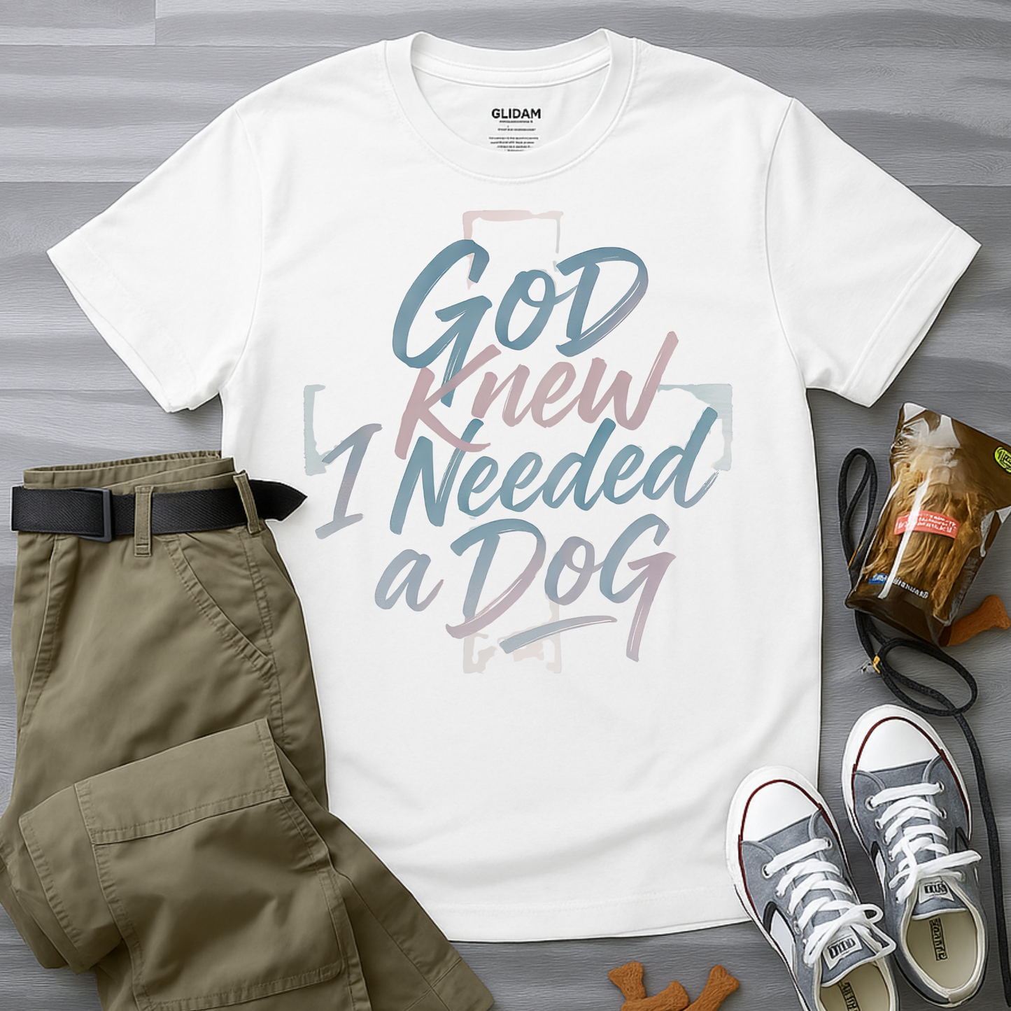 God Knew I Needed A Dog T-Shirt