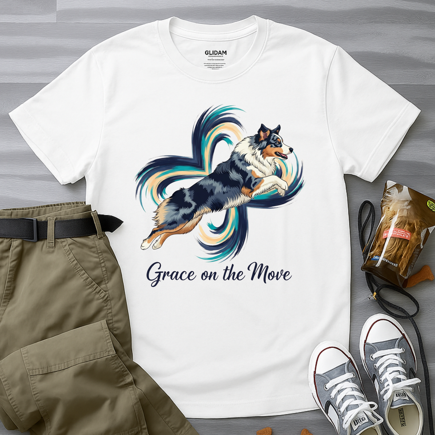 Grace on the Move, Aussie T-Shirt
