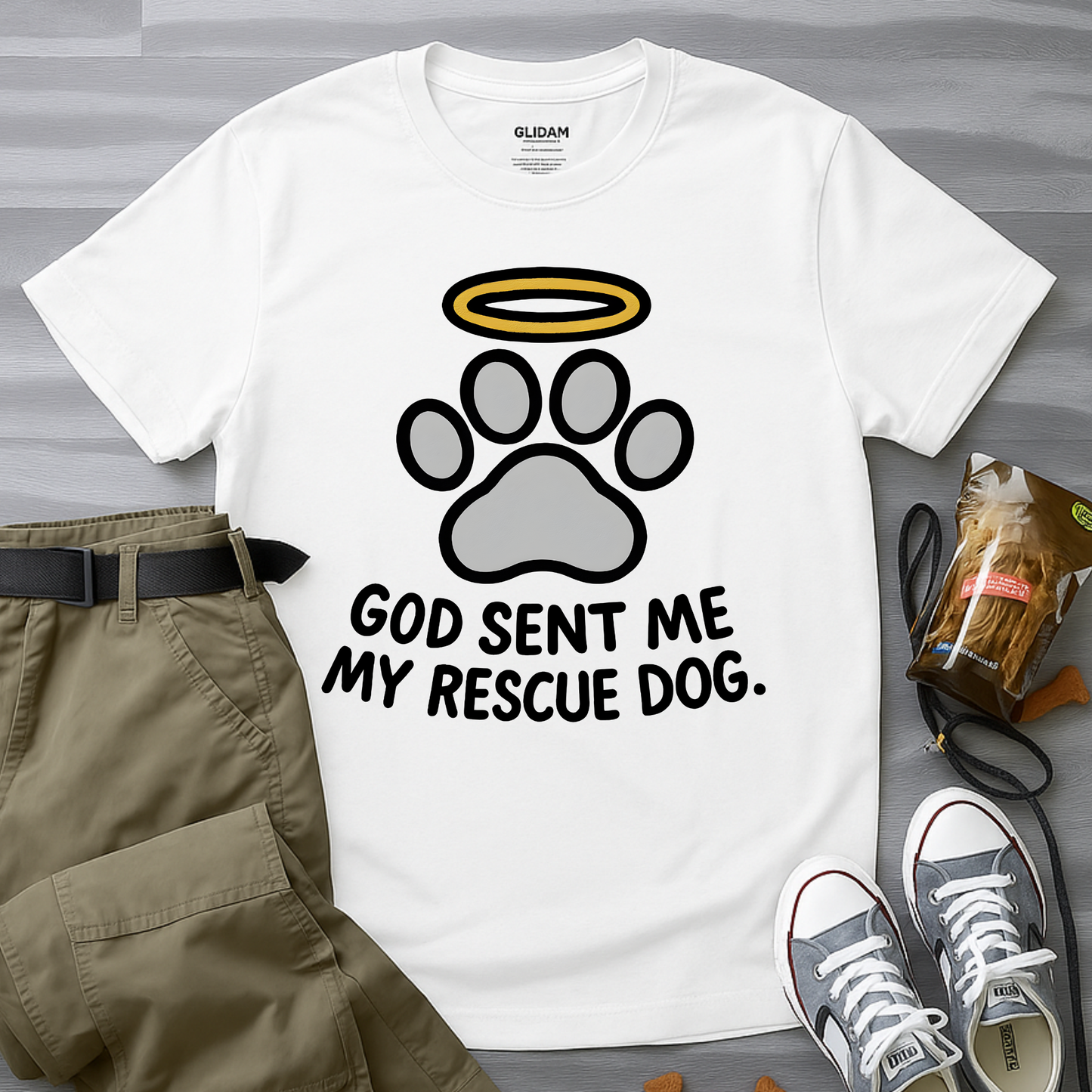 God Sent Me My Rescue Dog T-Shirt