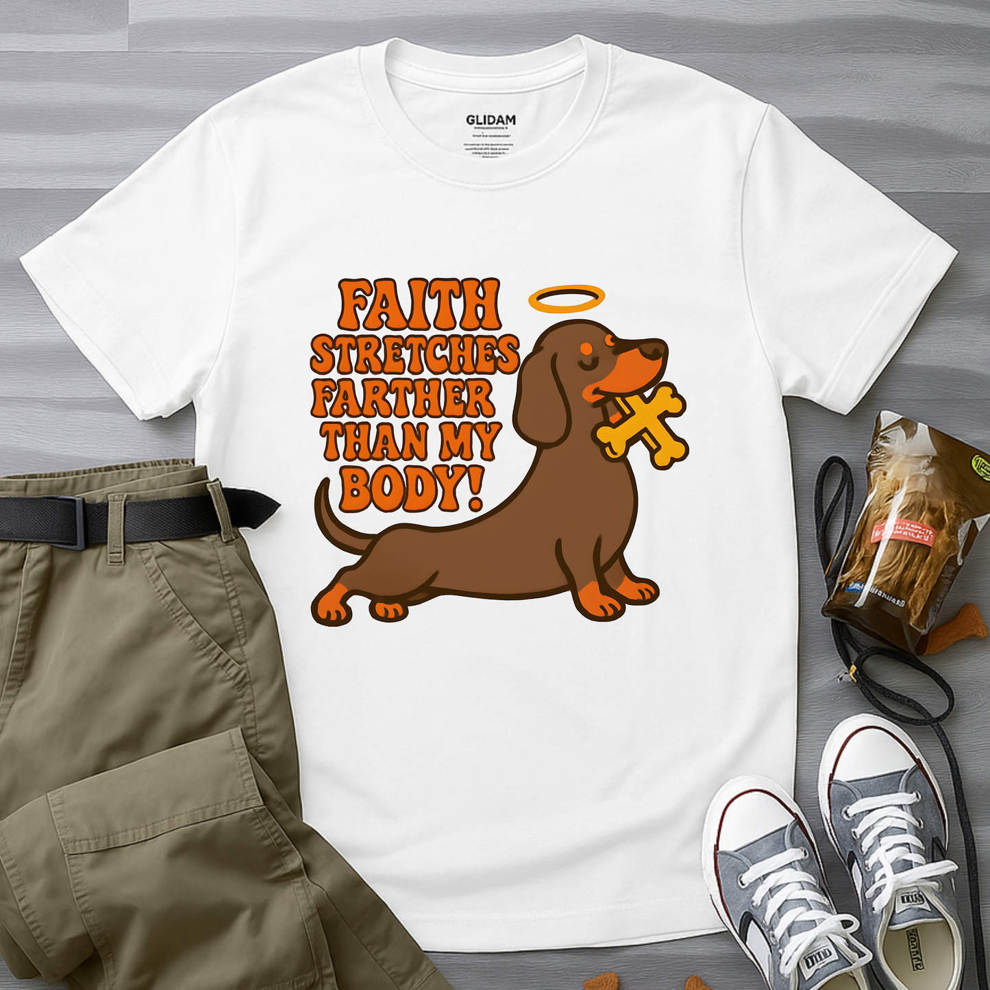 Faith Stretches Farther Than My Body T-Shirt