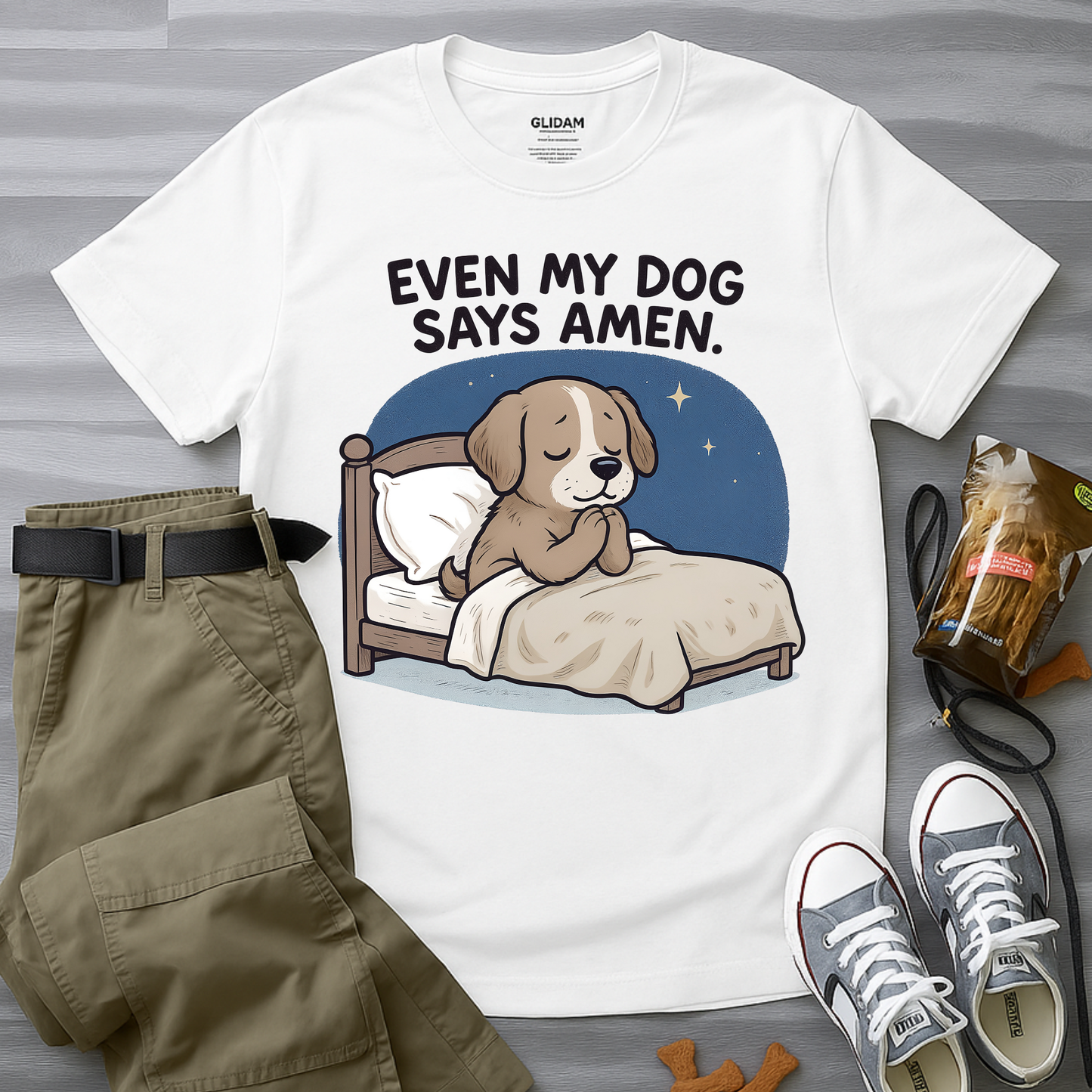 Even My Dog Says Amen T-Shirt