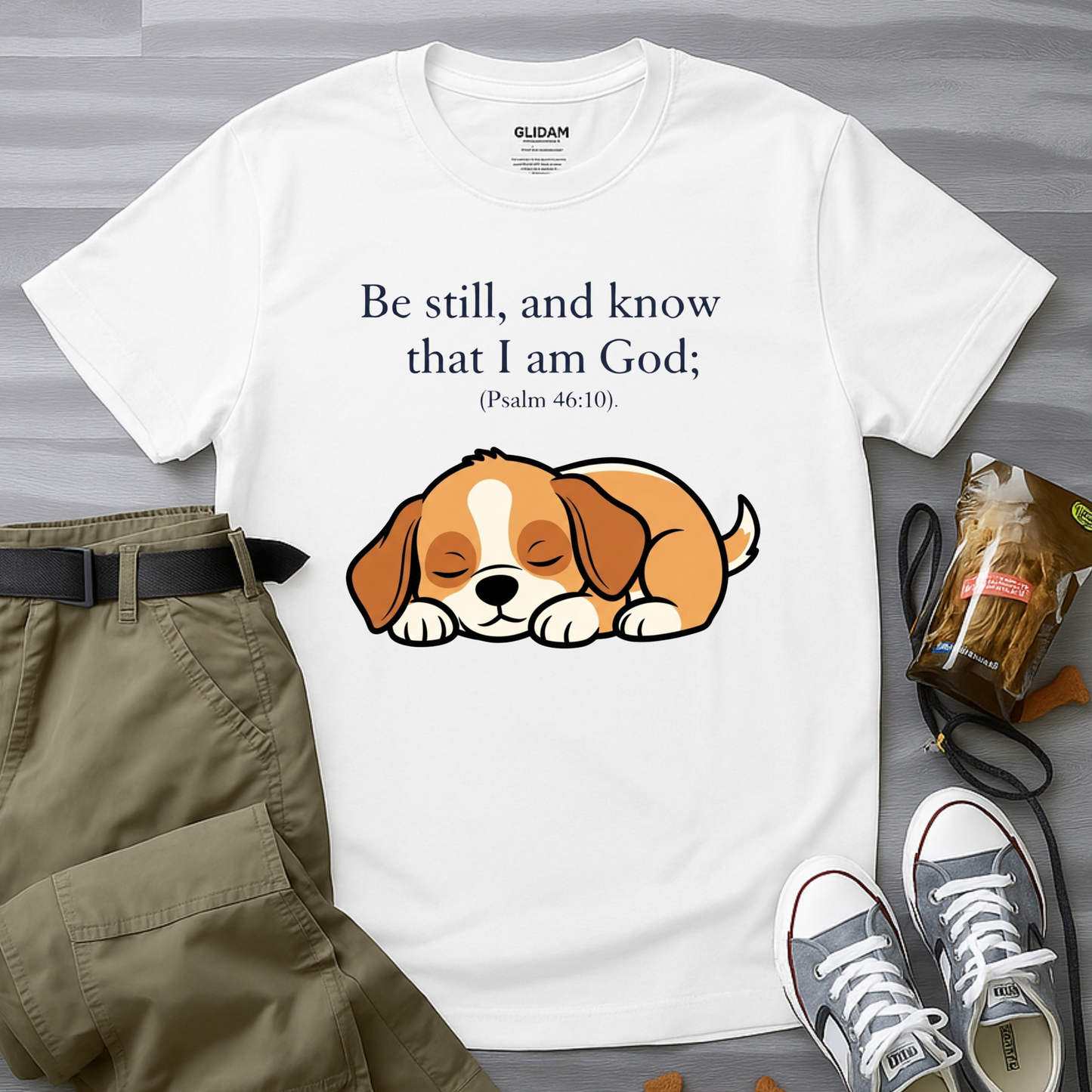 Be still, and know that I am God;(Psalm 46:10) T-Shirt