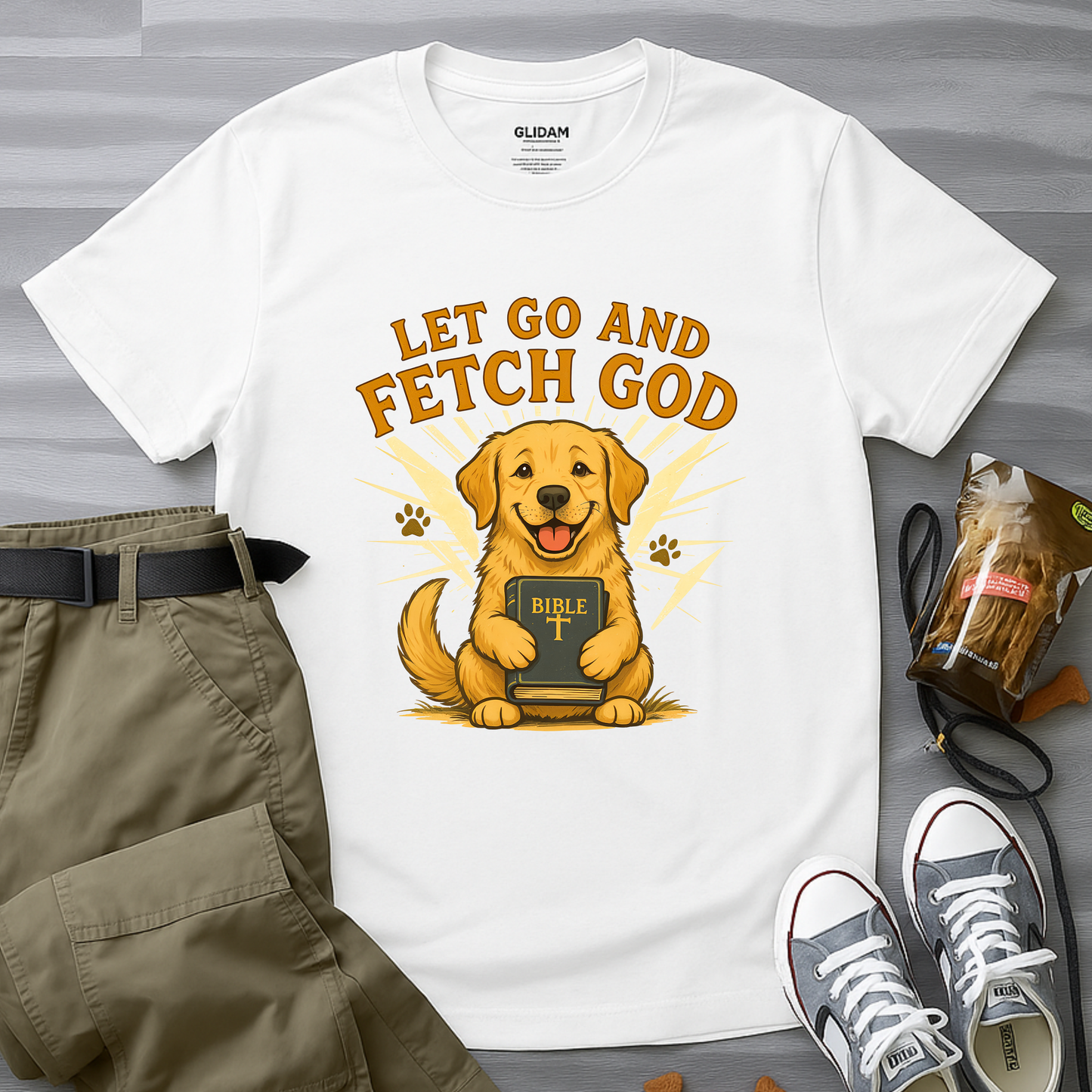 Let Go and Fetch God T-Shirt